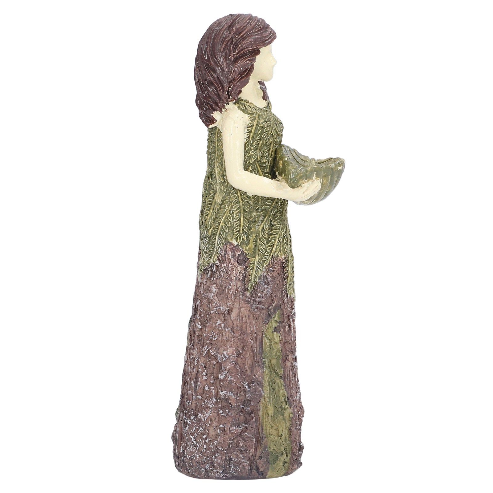 Fairy Statue Bird Feeder Resin Attractive Beautiful Goddess Statuary Bird Feeder for Outdoor Gardens - Image 6