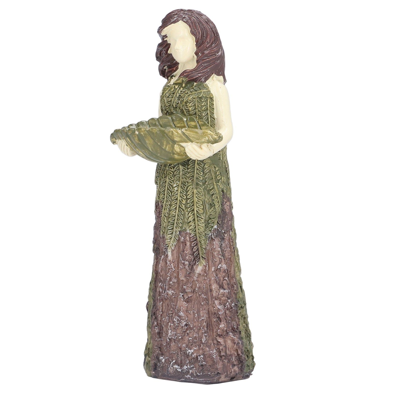 Fairy Statue Bird Feeder Resin Attractive Beautiful Goddess Statuary Bird Feeder for Outdoor Gardens - Image 7