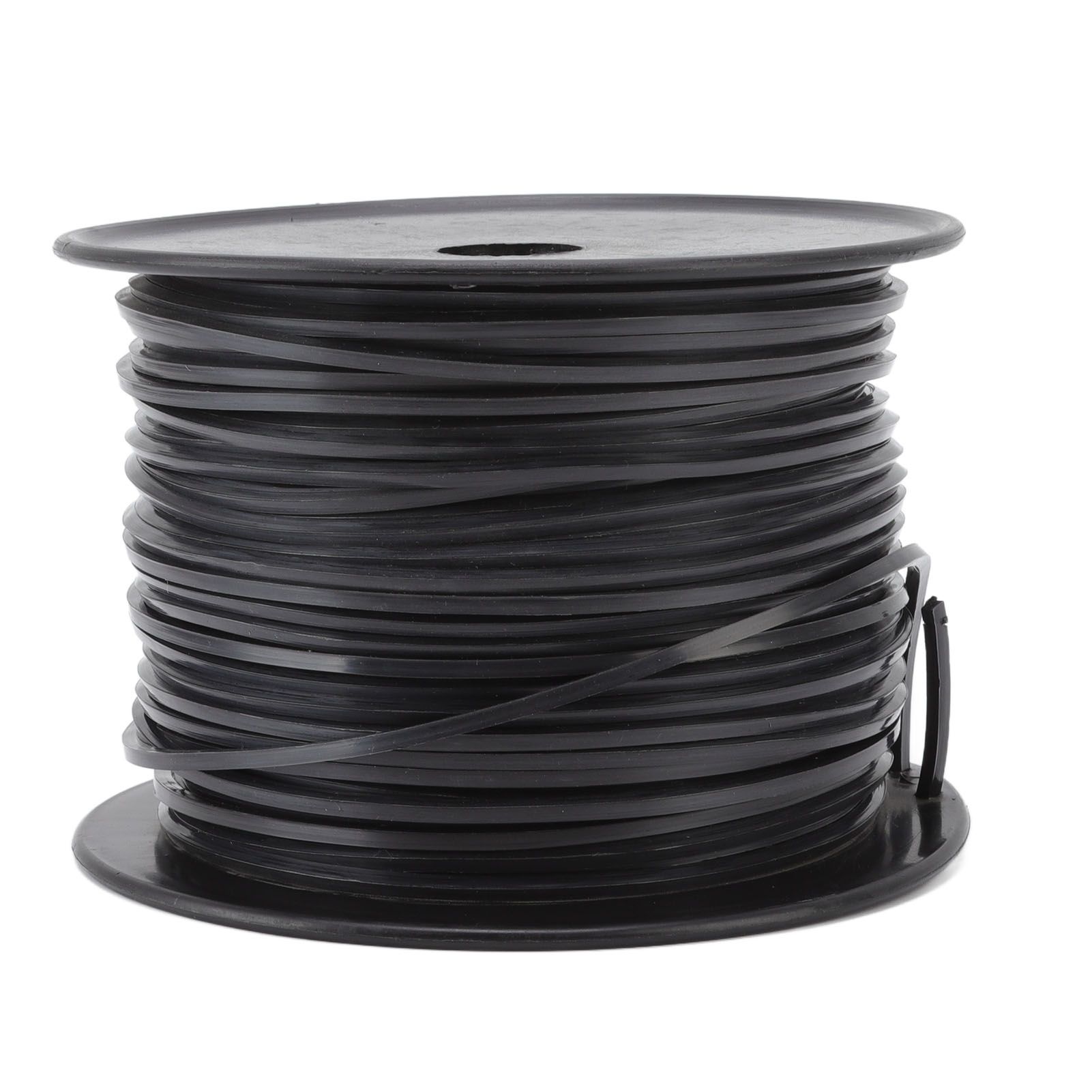 3.3mm/0.13in Square String Trimmer Line High Efficiency Nylon Black Grass Trimmer Line Replacement for Husqvarna 100m/328.1ft - Image 1