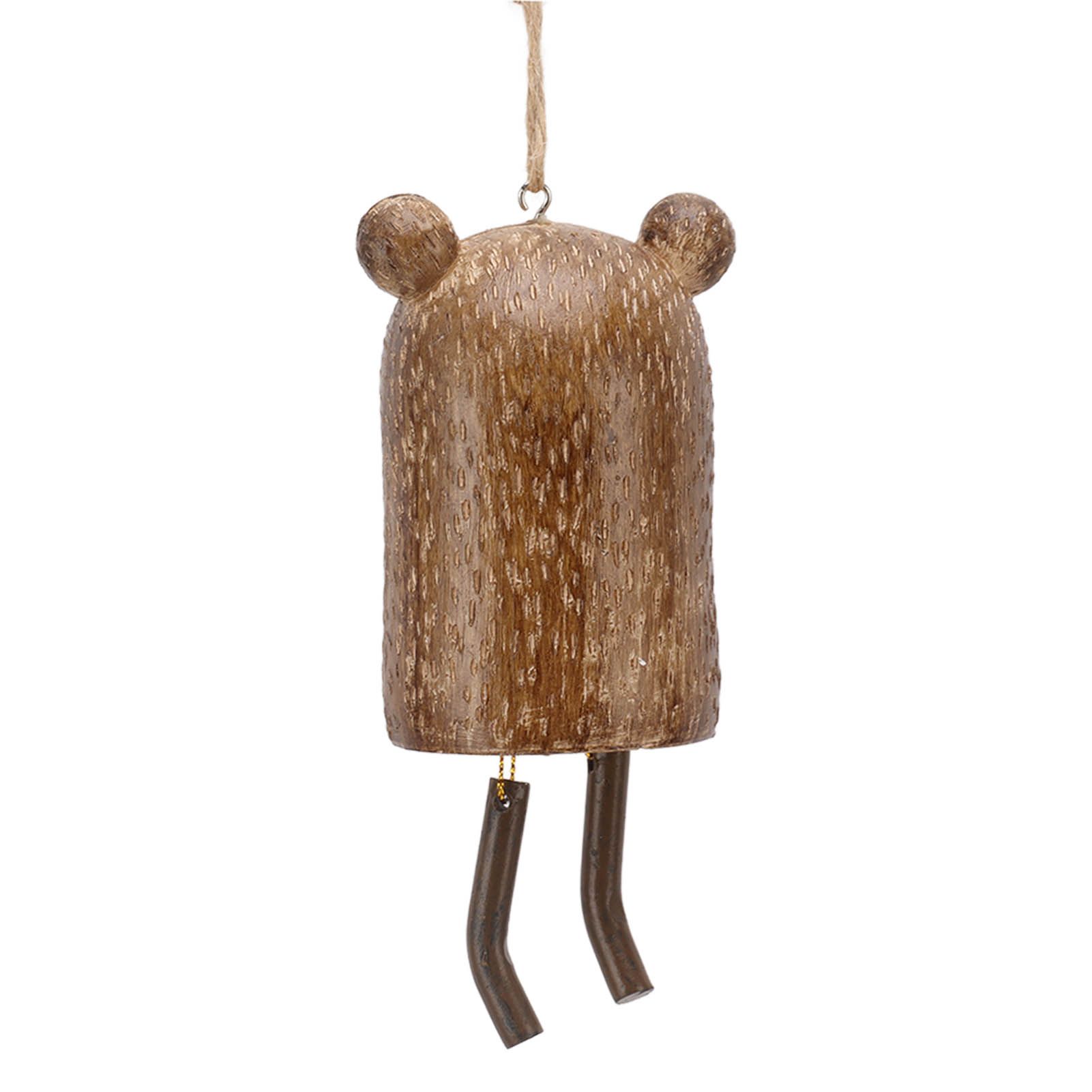 Rustic Hanging Animal Wind Chimes Resin Hand Made Natural Garden Decoration for Gardens Backyards Trees Yards C Raccoon - Image 4