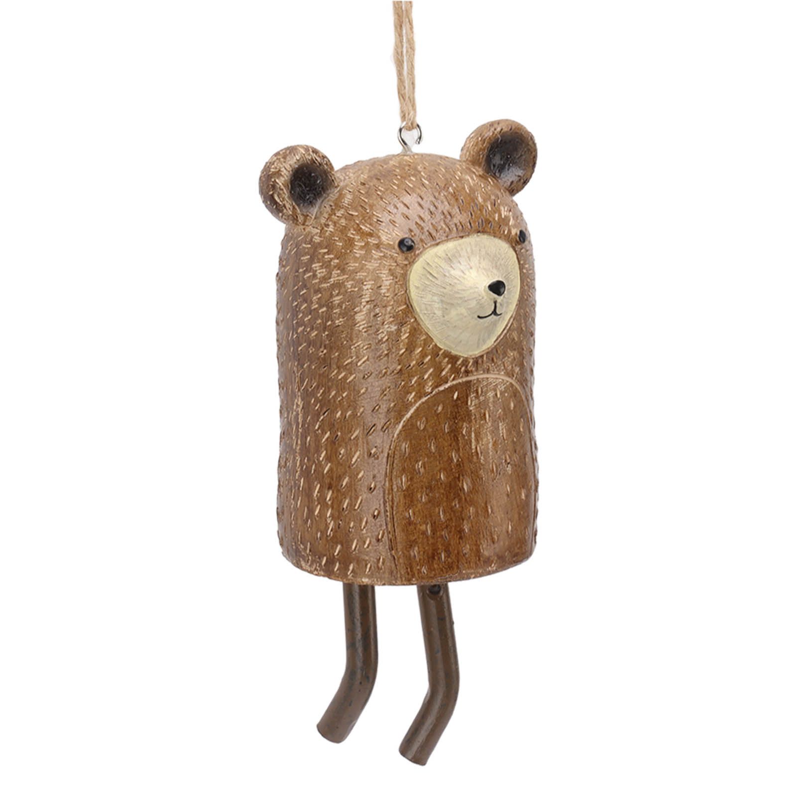 Rustic Hanging Animal Wind Chimes Resin Hand Made Natural Garden Decoration for Gardens Backyards Trees Yards C Raccoon - Image 5