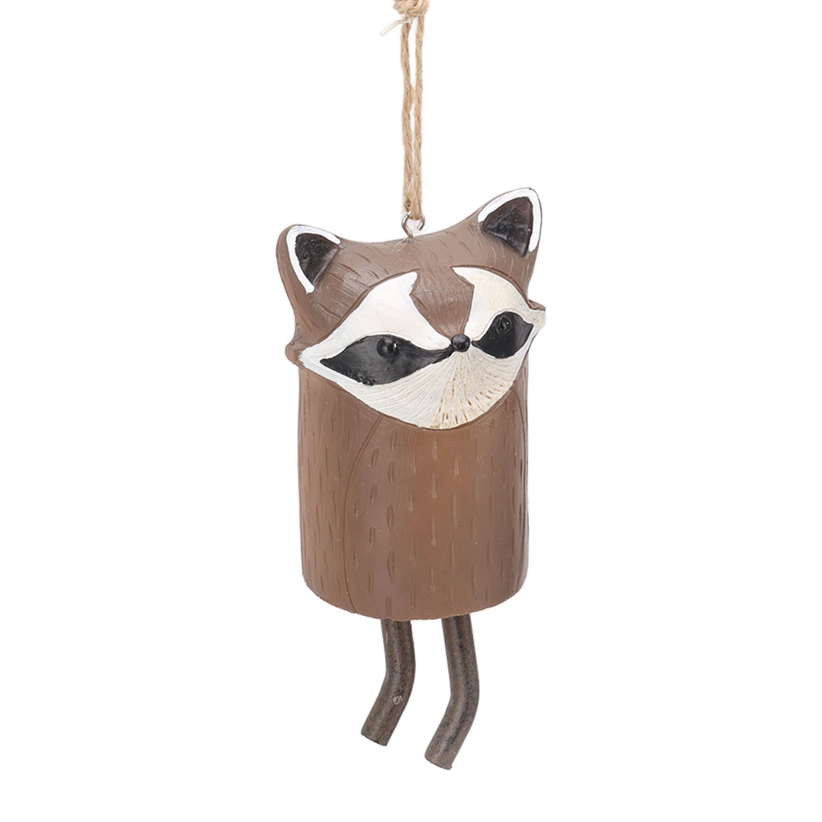 Rustic Hanging Animal Wind Chimes Resin Hand Made Natural Garden Decoration for Gardens Backyards Trees Yards D Red Panda - Image 5