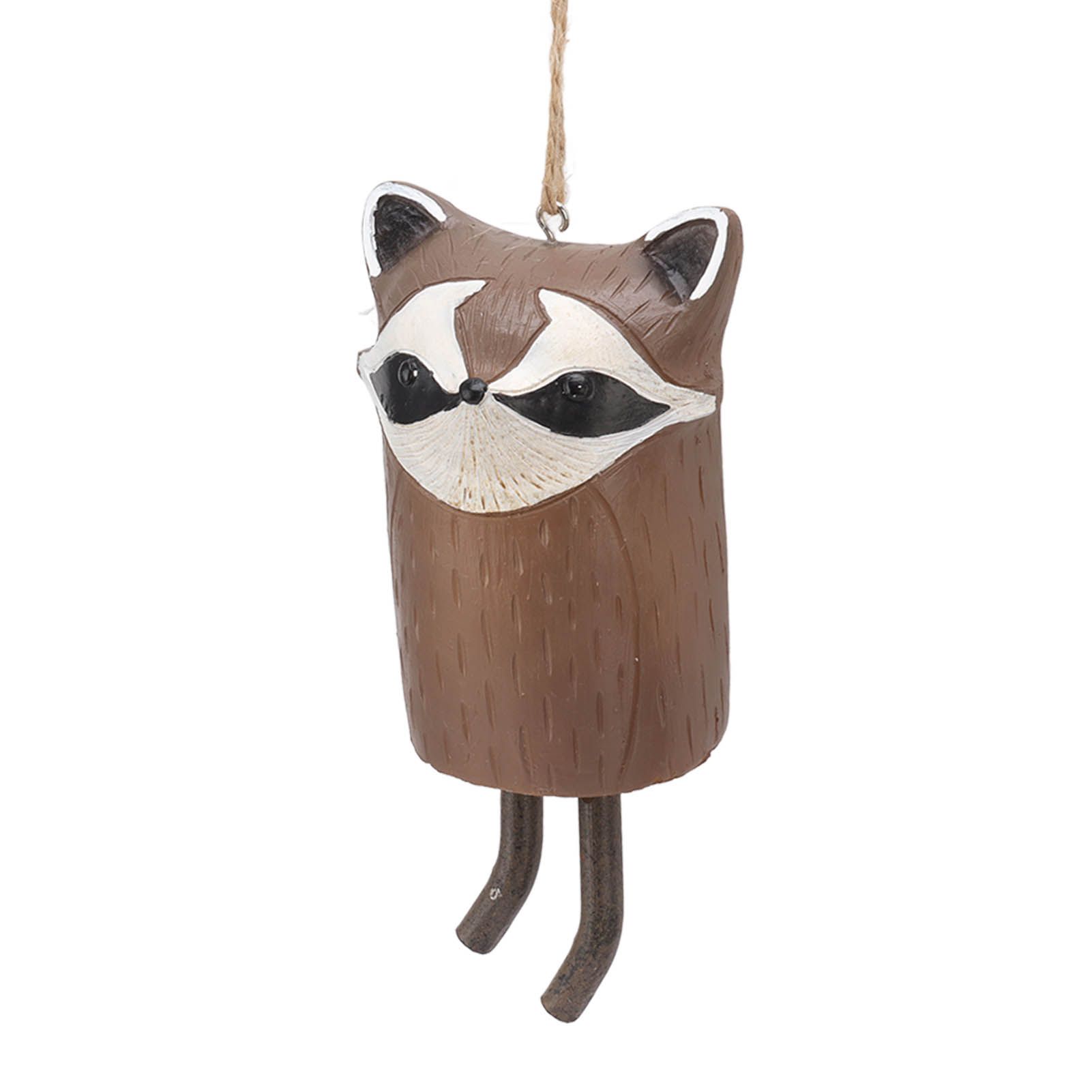 Rustic Hanging Animal Wind Chimes Resin Hand Made Natural Garden Decoration for Gardens Backyards Trees Yards D Red Panda - Image 6