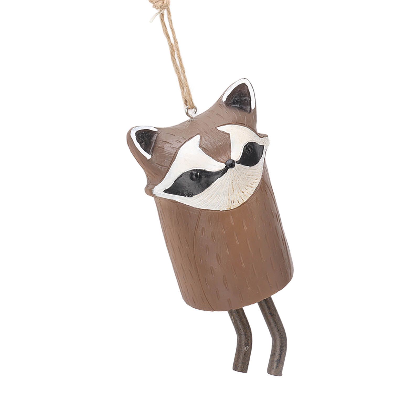 Rustic Hanging Animal Wind Chimes Resin Hand Made Natural Garden Decoration for Gardens Backyards Trees Yards D Red Panda - Image 7