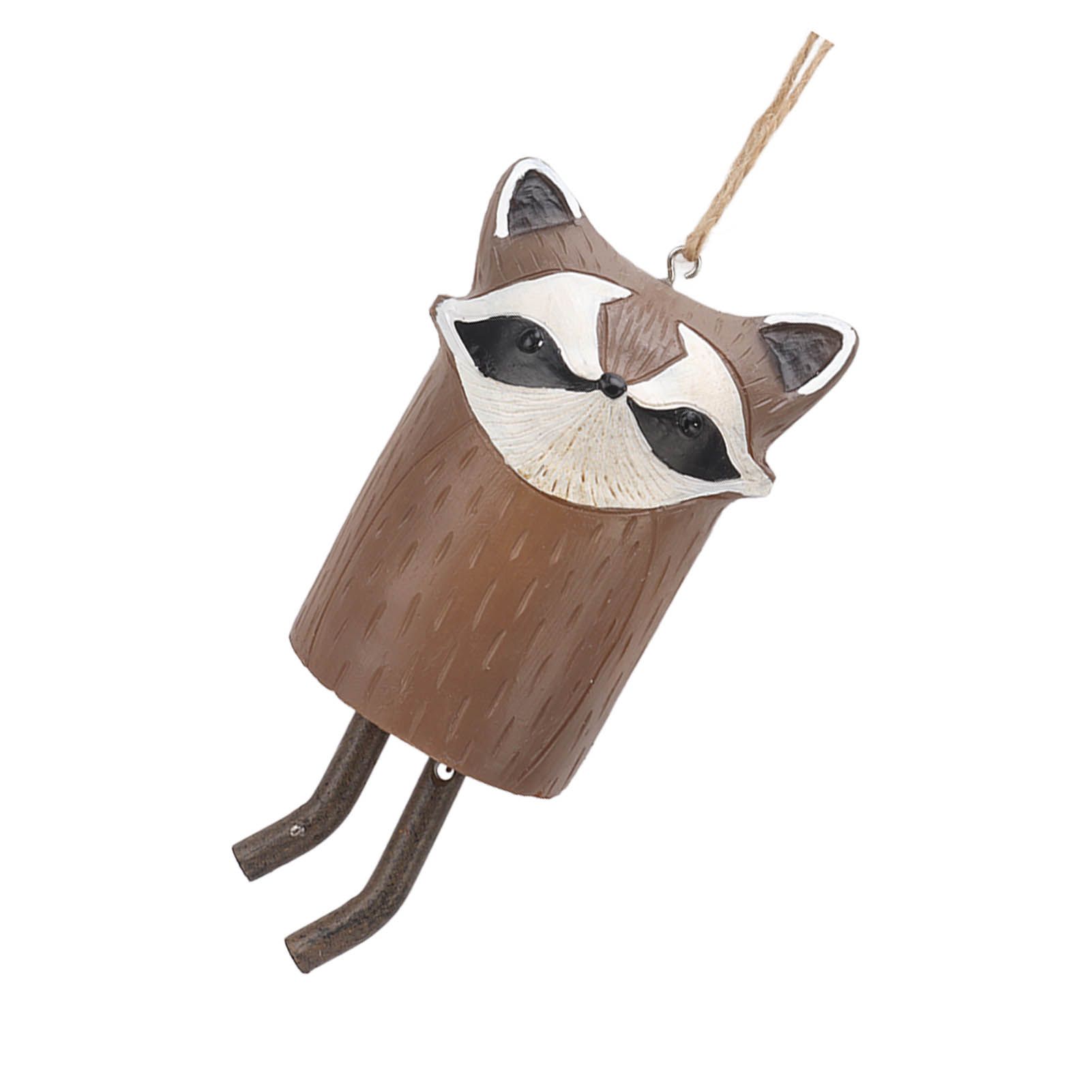 Rustic Hanging Animal Wind Chimes Resin Hand Made Natural Garden Decoration for Gardens Backyards Trees Yards D Red Panda - Image 8