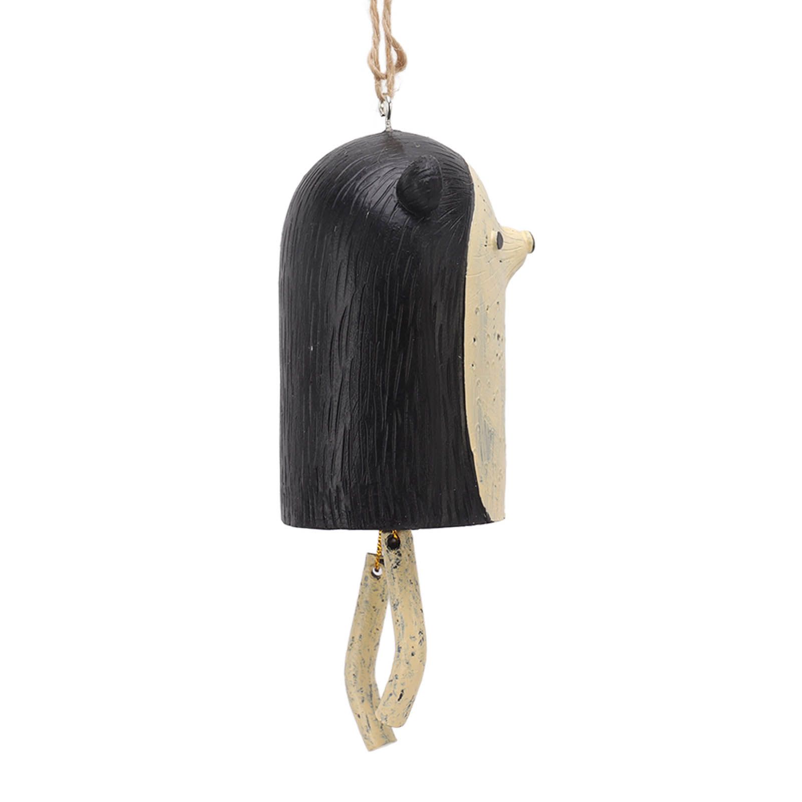 Rustic Hanging Animal Wind Chimes Resin Hand Made Natural Garden Decoration for Gardens Backyards Trees Yards E Hedgehog - Image 3