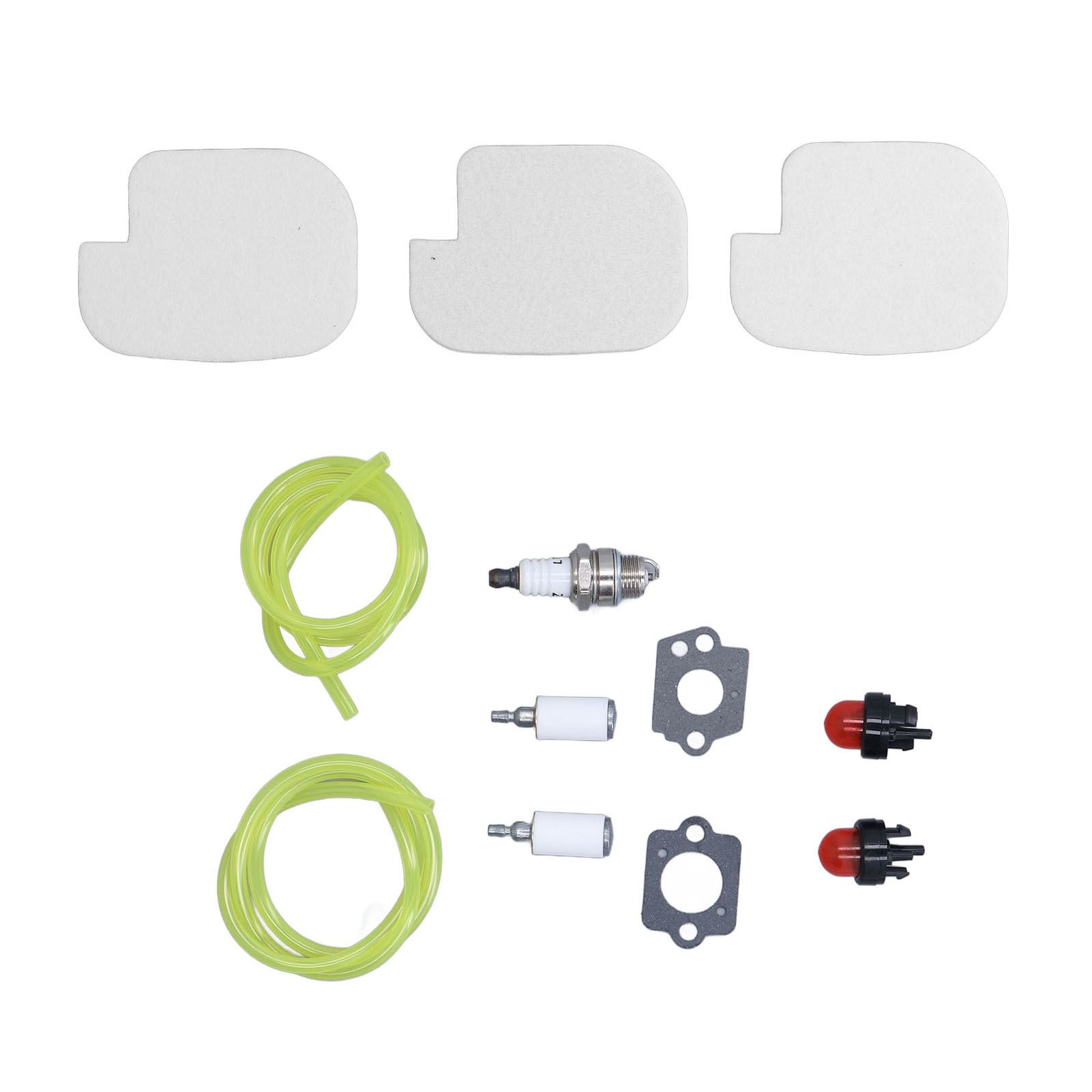 530057925 Air Filter Spark Plug Fuel Line Primer Bulb Replacement Kit for Poulan Gas Chainsaw - Image 2