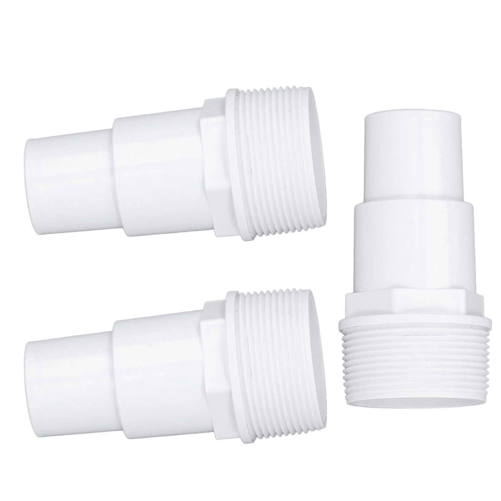 3Pcs G1‑1/2 External Thread Hose Adapter Swimming Pool Supplies for Replacement of Above Ground Pool Pumps Filters Skimmers - Image 2