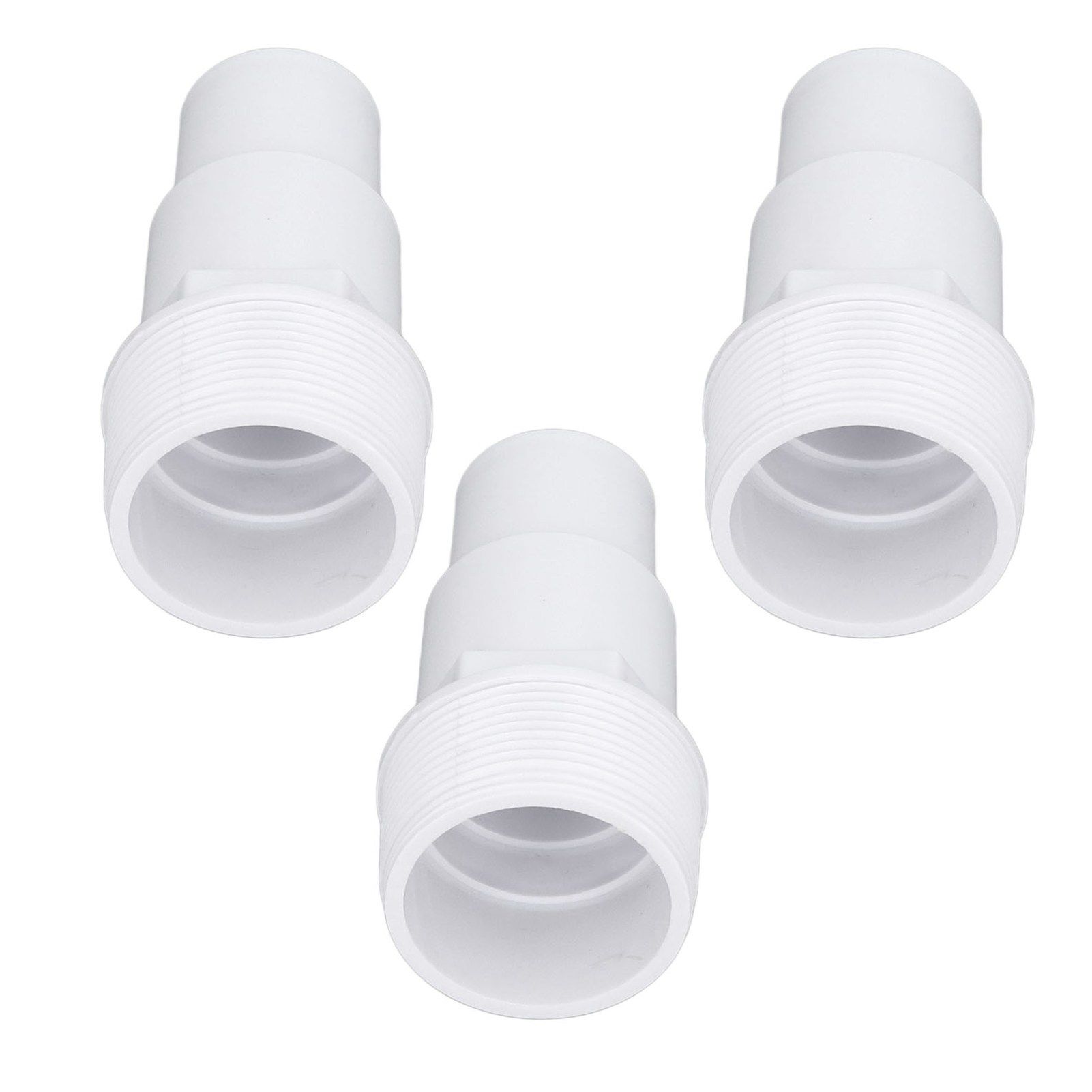 3Pcs G1‑1/2 External Thread Hose Adapter Swimming Pool Supplies for Replacement of Above Ground Pool Pumps Filters Skimmers - Image 5
