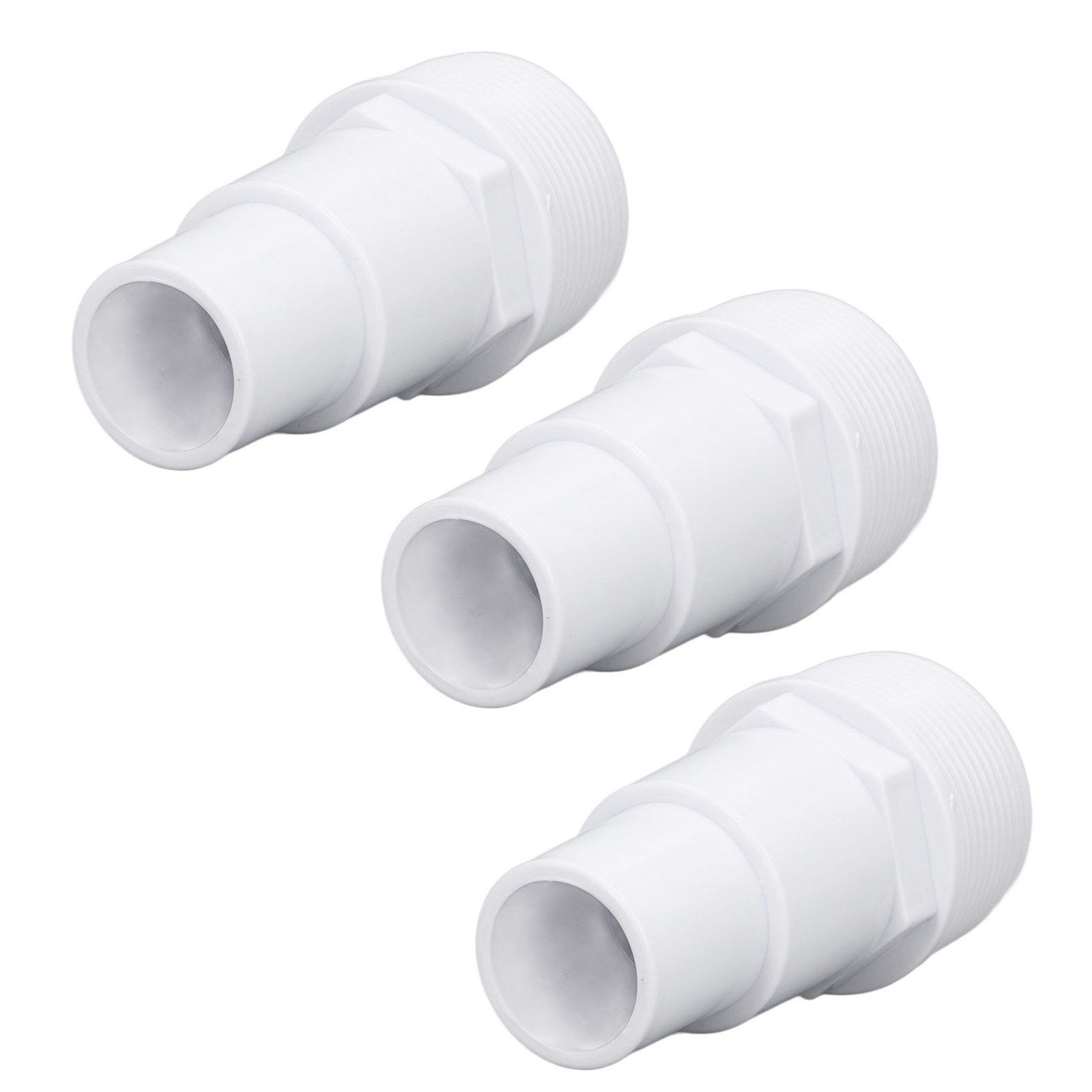 3Pcs G1‑1/2 External Thread Hose Adapter Swimming Pool Supplies for Replacement of Above Ground Pool Pumps Filters Skimmers - Image 6