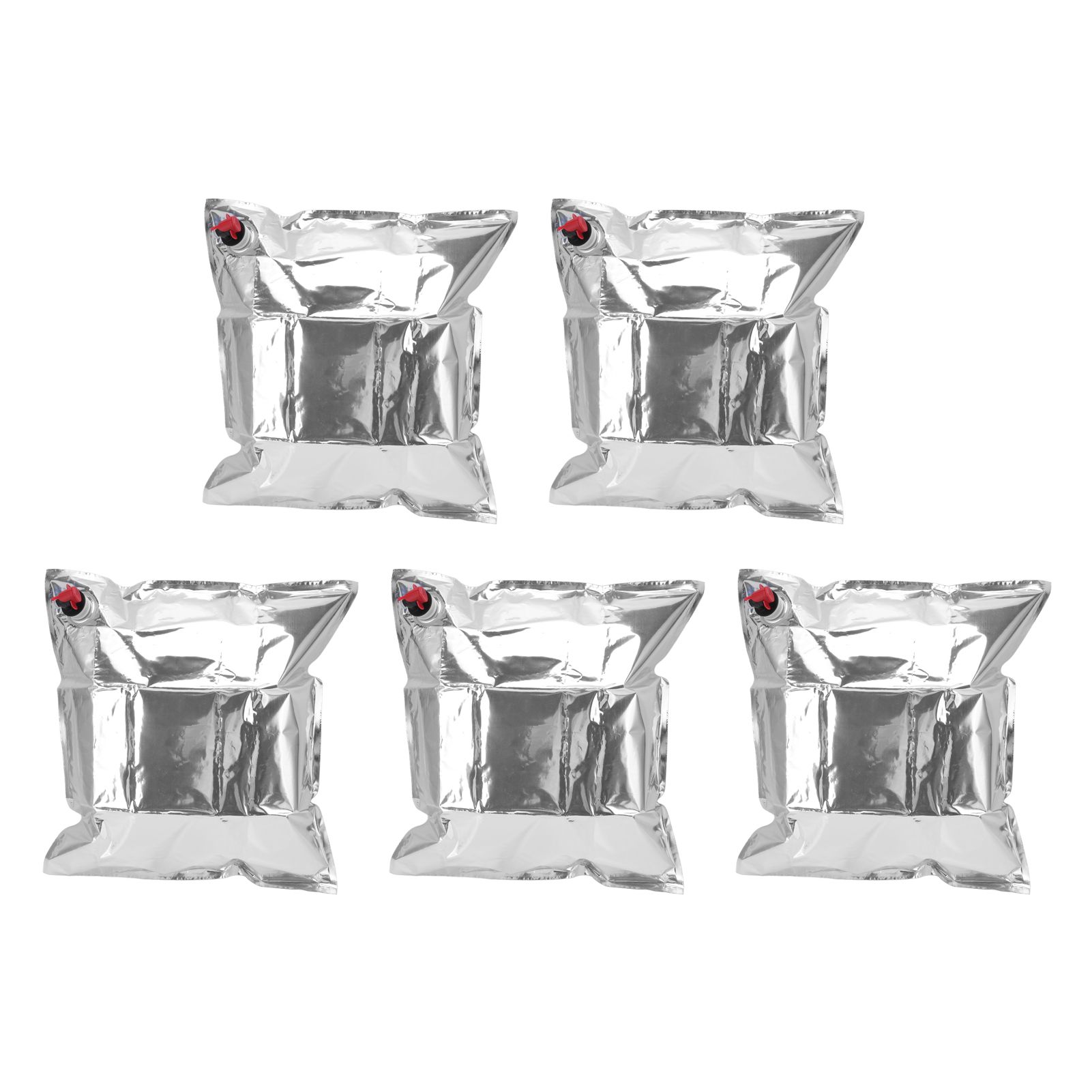 5Pcs Emergency Water Jug Bags with Spigot Foldable Beverage Insulation Drinking Water Storage Bag 15L - Image 2