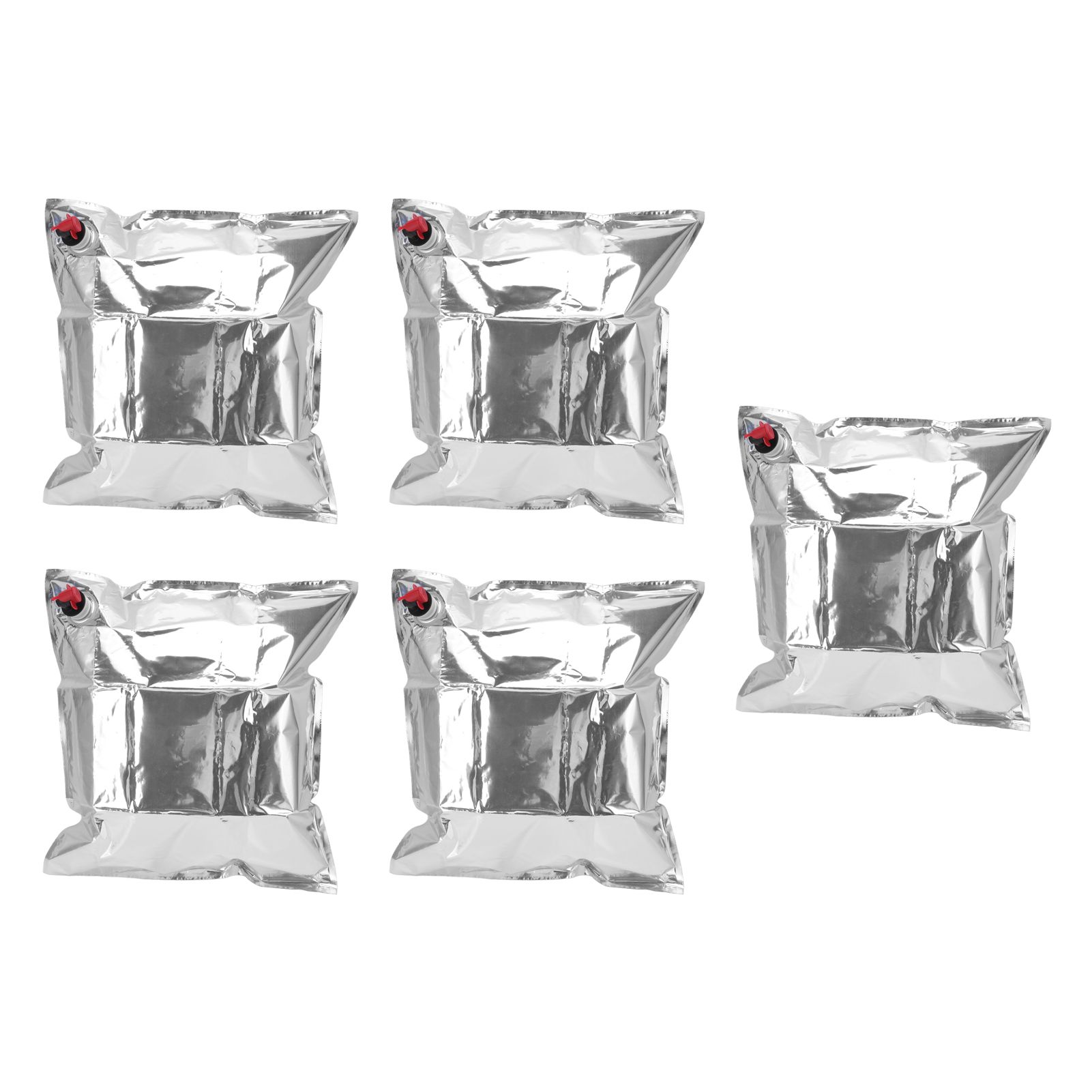 5Pcs Emergency Water Jug Bags with Spigot Foldable Beverage Insulation Drinking Water Storage Bag 15L - Image 3
