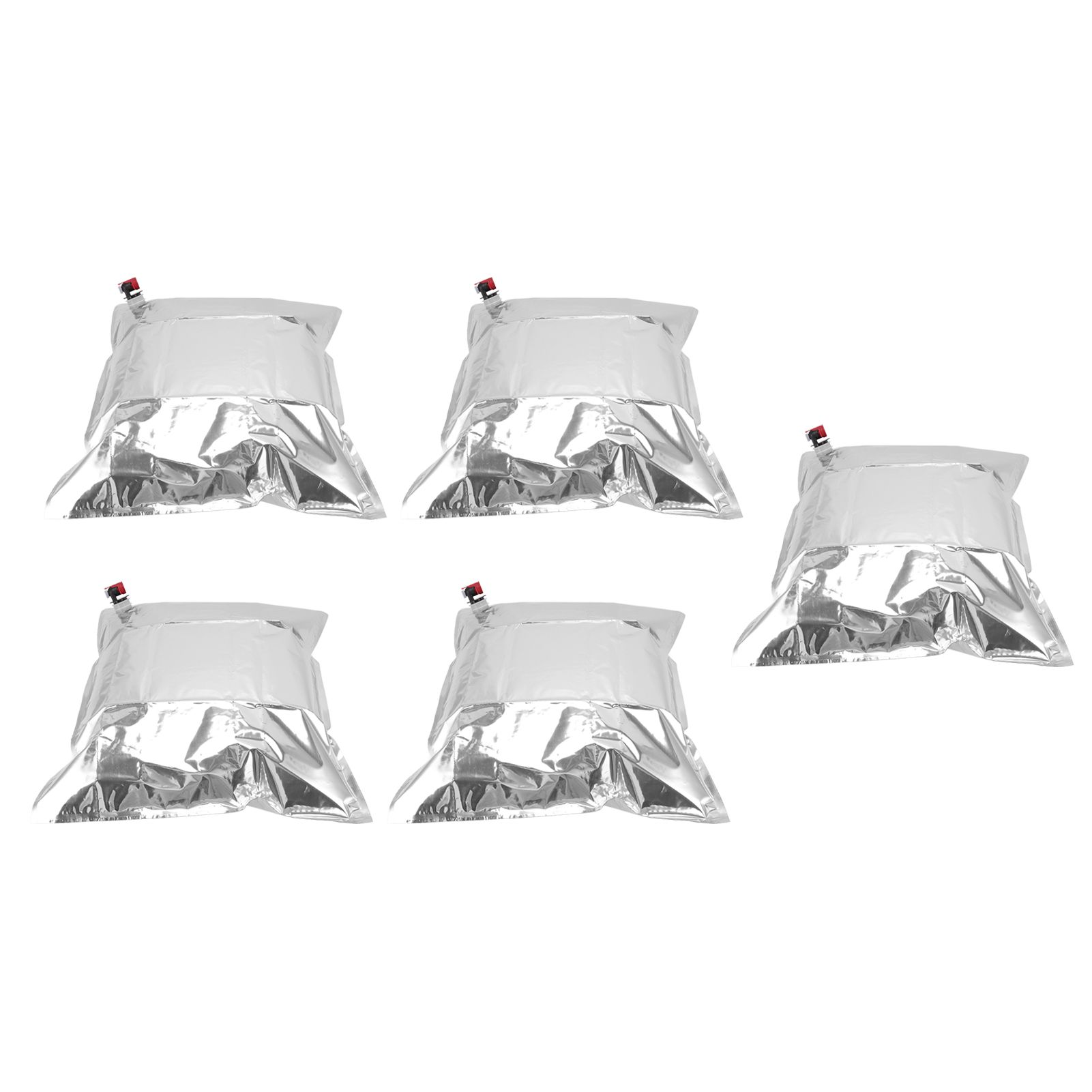5Pcs Emergency Water Jug Bags with Spigot Foldable Beverage Insulation Drinking Water Storage Bag 15L - Image 6