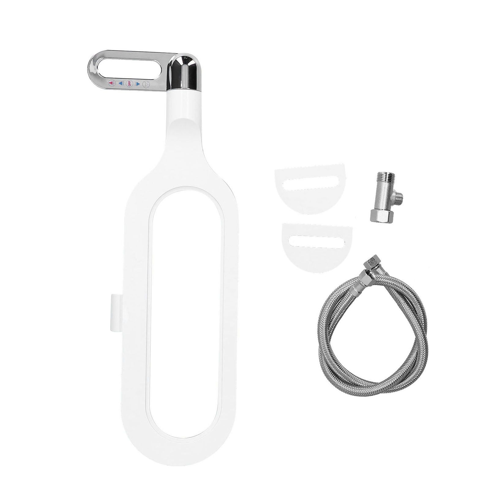 G1/2 Ultra Thin Plastic Toilet Bidet Attachment with Double Nozzles Self Cleaning for Home Bathroom - Image 2