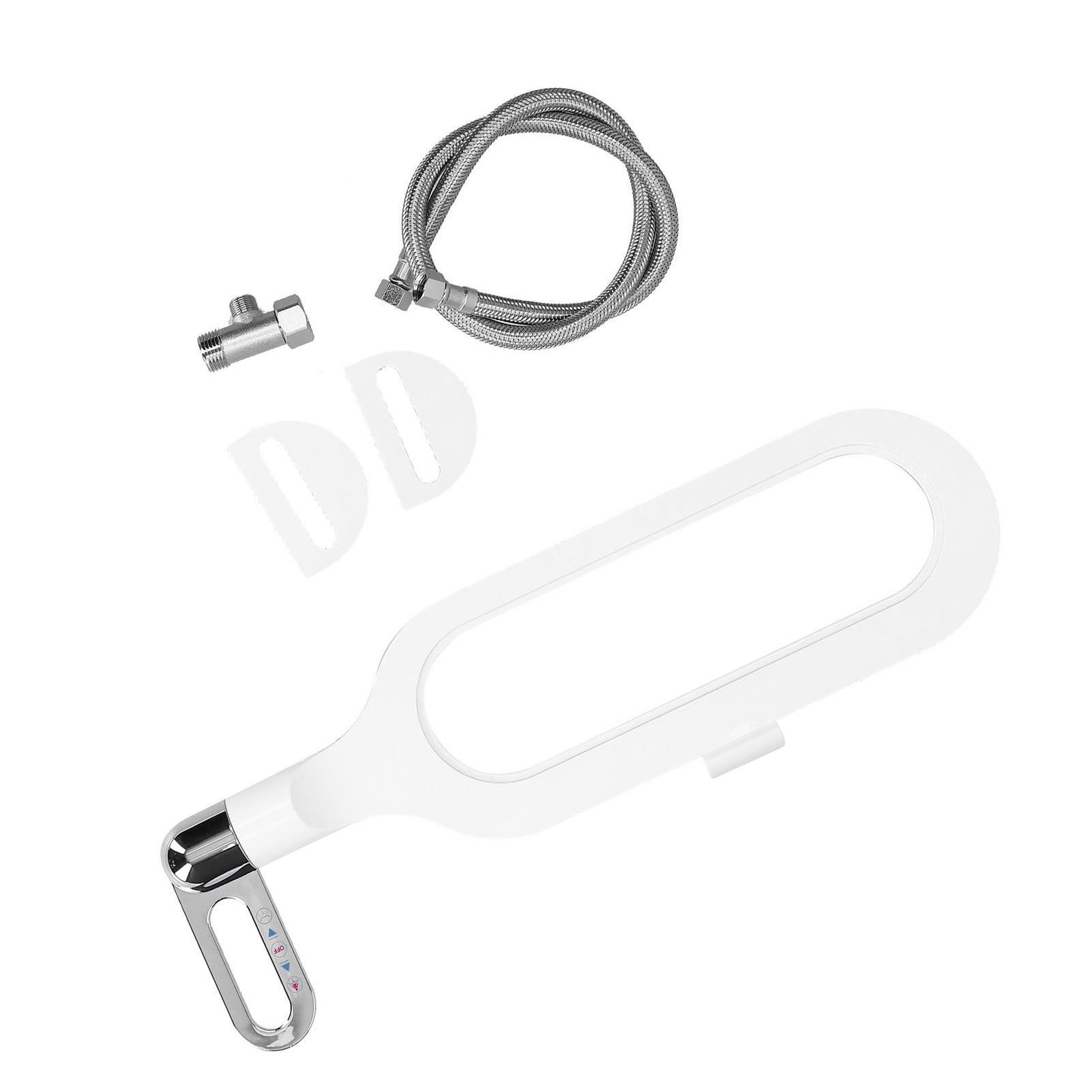 G1/2 Ultra Thin Plastic Toilet Bidet Attachment with Double Nozzles Self Cleaning for Home Bathroom - Image 3