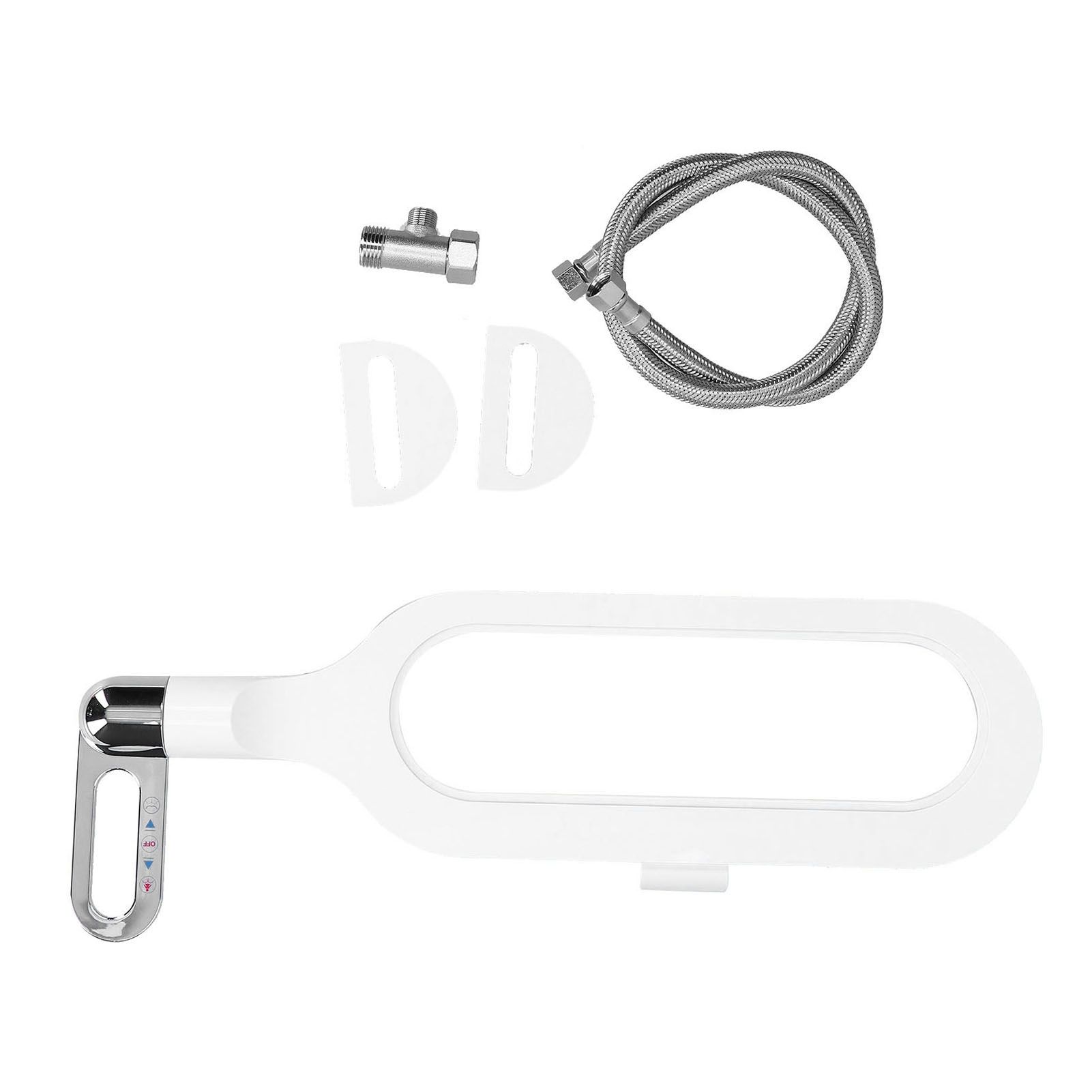 G1/2 Ultra Thin Plastic Toilet Bidet Attachment with Double Nozzles Self Cleaning for Home Bathroom - Image 4