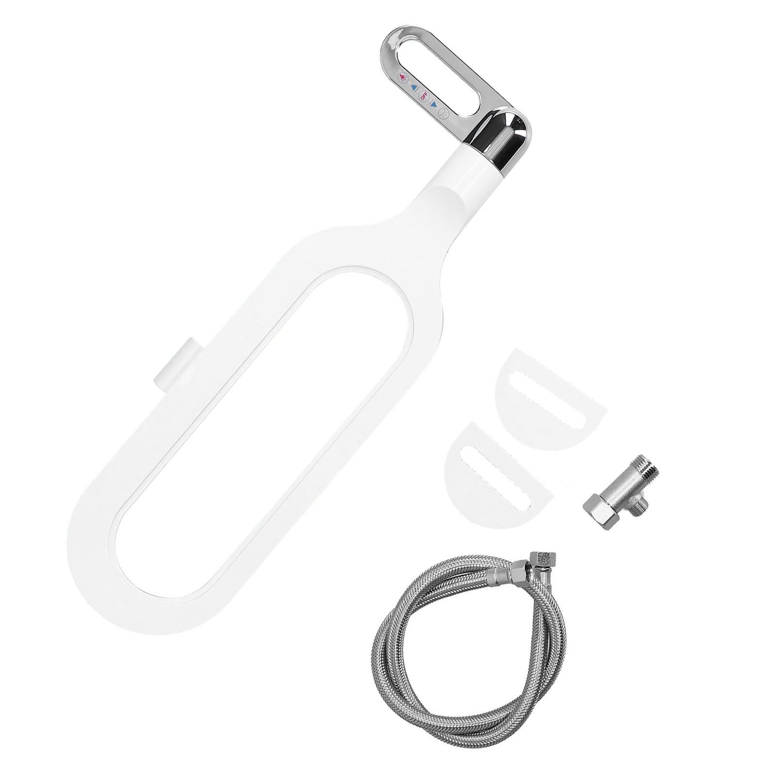 G1/2 Ultra Thin Plastic Toilet Bidet Attachment with Double Nozzles Self Cleaning for Home Bathroom - Image 6