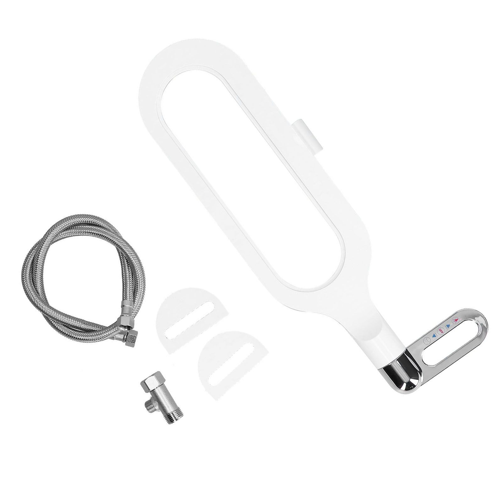 G1/2 Ultra Thin Plastic Toilet Bidet Attachment with Double Nozzles Self Cleaning for Home Bathroom - Image 8