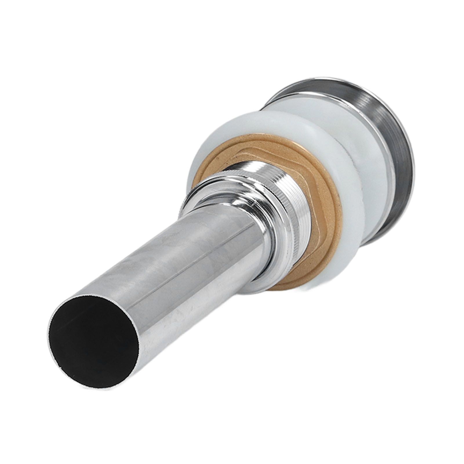 Sink Drain Stopper Copper Stainless Steel Bathroom Wash Basin Sink Drain Part for Home KitchenSilver with Overflow - Image 3