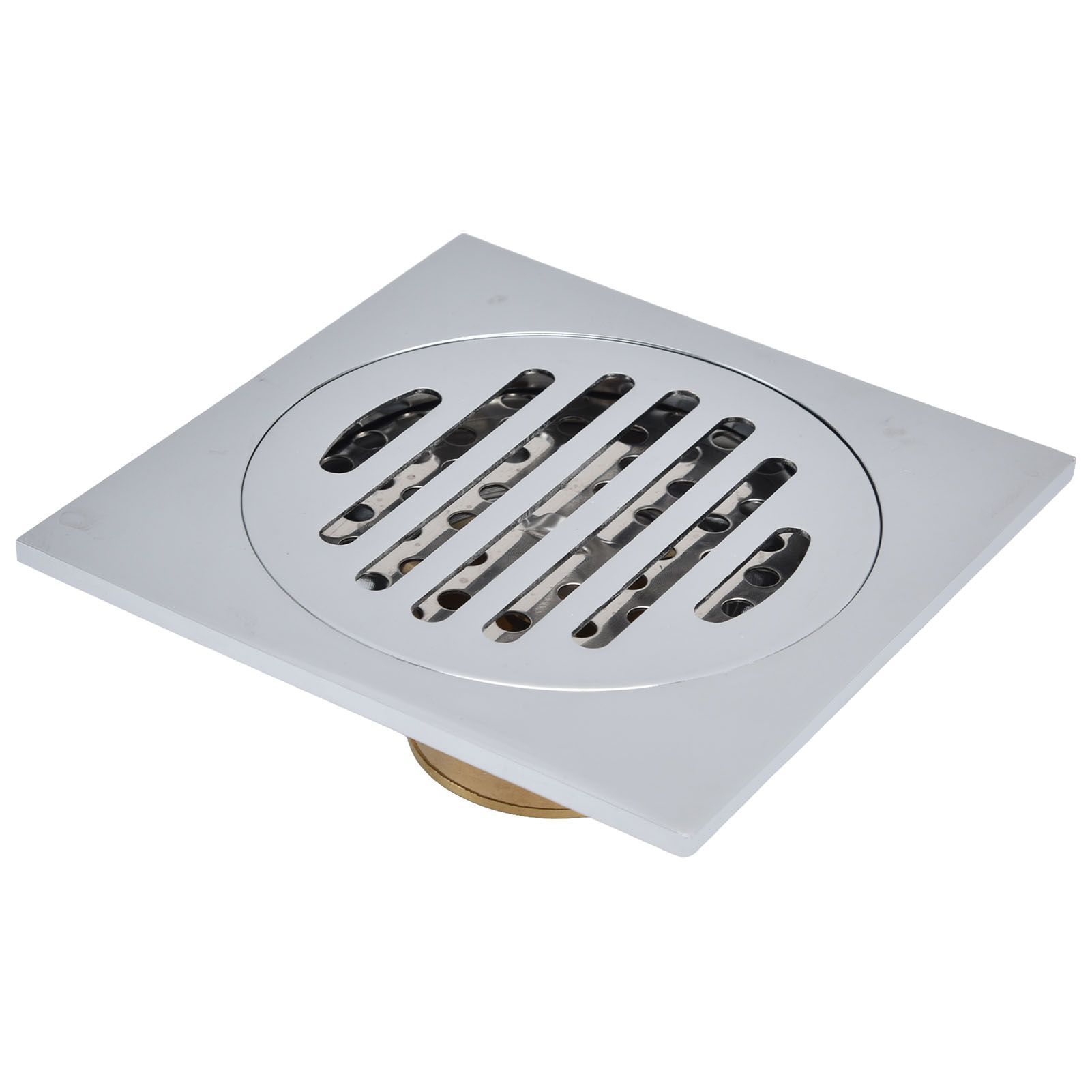 Floor Drain Square Copper Odor Resistant Self Sealing Gravity Floor Drain for Bathroom Kitchen Balconies - Image 3
