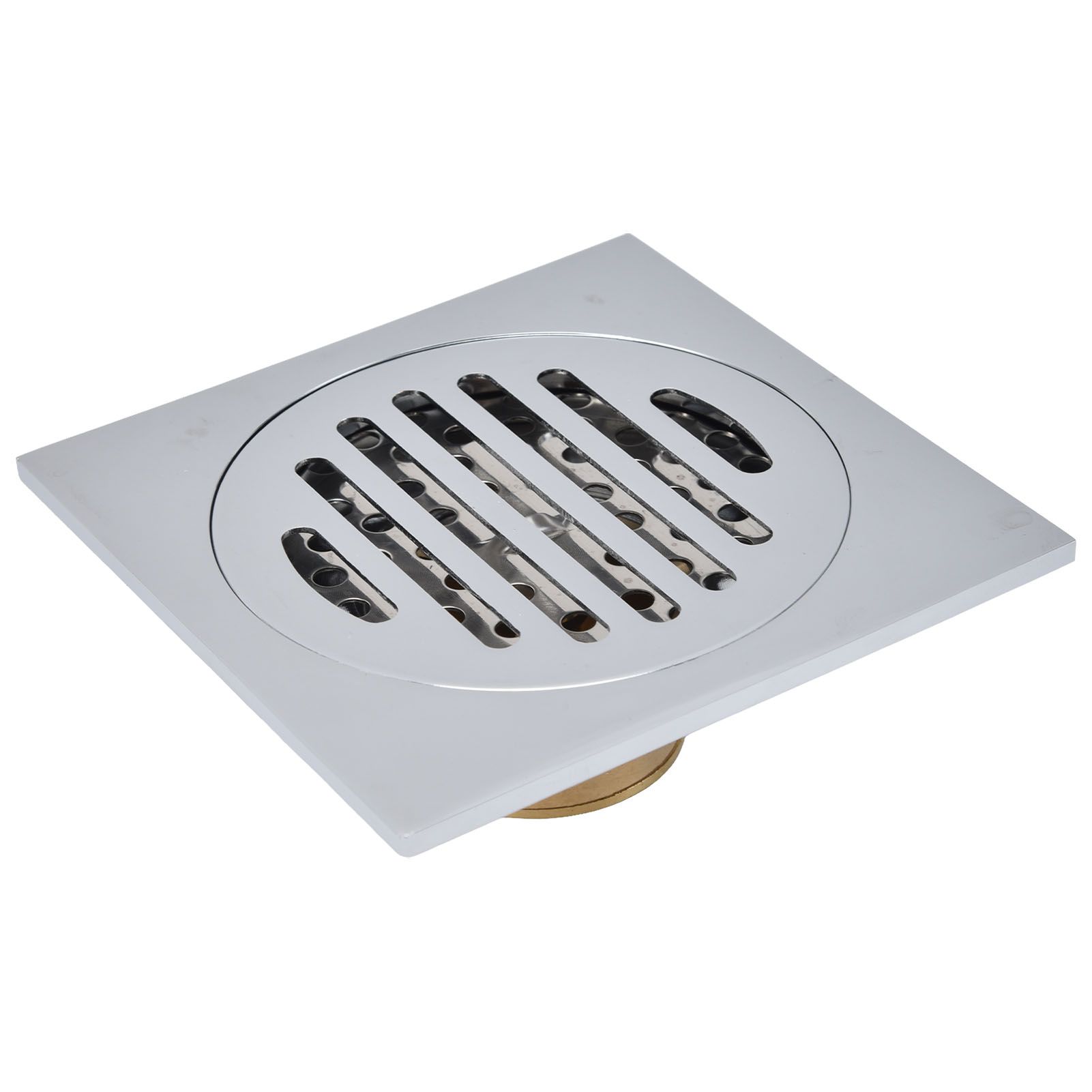 Floor Drain Square Copper Odor Resistant Self Sealing Gravity Floor Drain for Bathroom Kitchen Balconies - Image 4