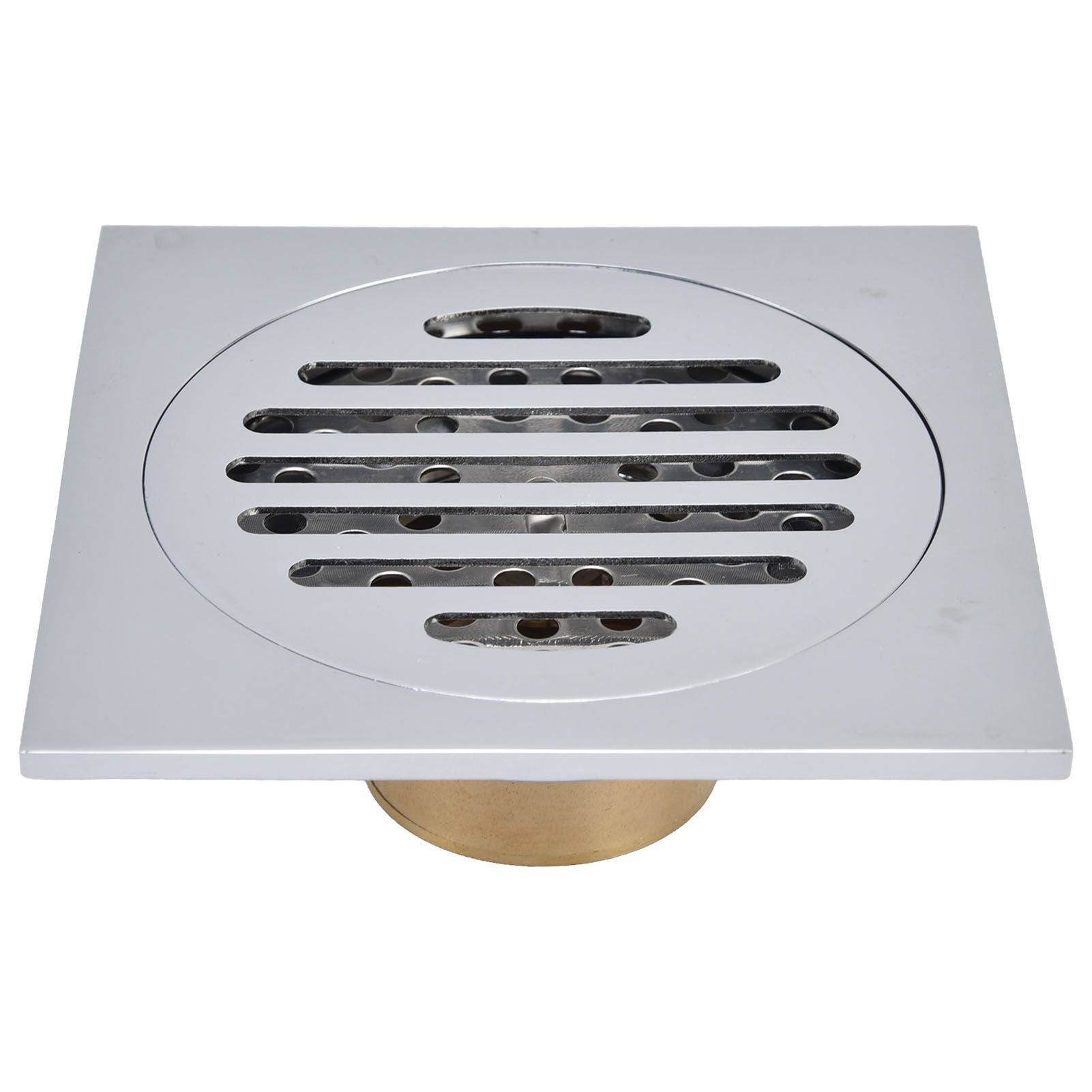 Floor Drain Square Copper Odor Resistant Self Sealing Gravity Floor Drain for Bathroom Kitchen Balconies - Image 7