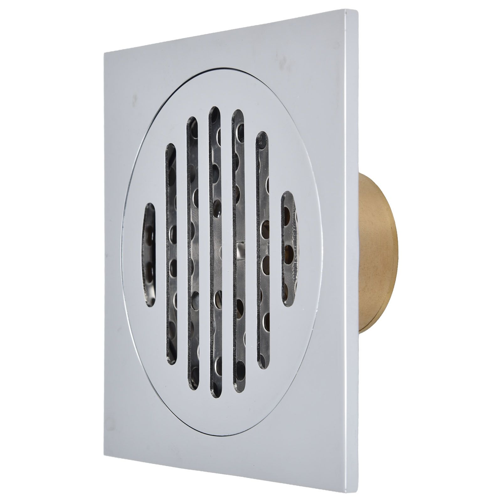 Floor Drain Square Copper Odor Resistant Self Sealing Gravity Floor Drain for Bathroom Kitchen Balconies - Image 8
