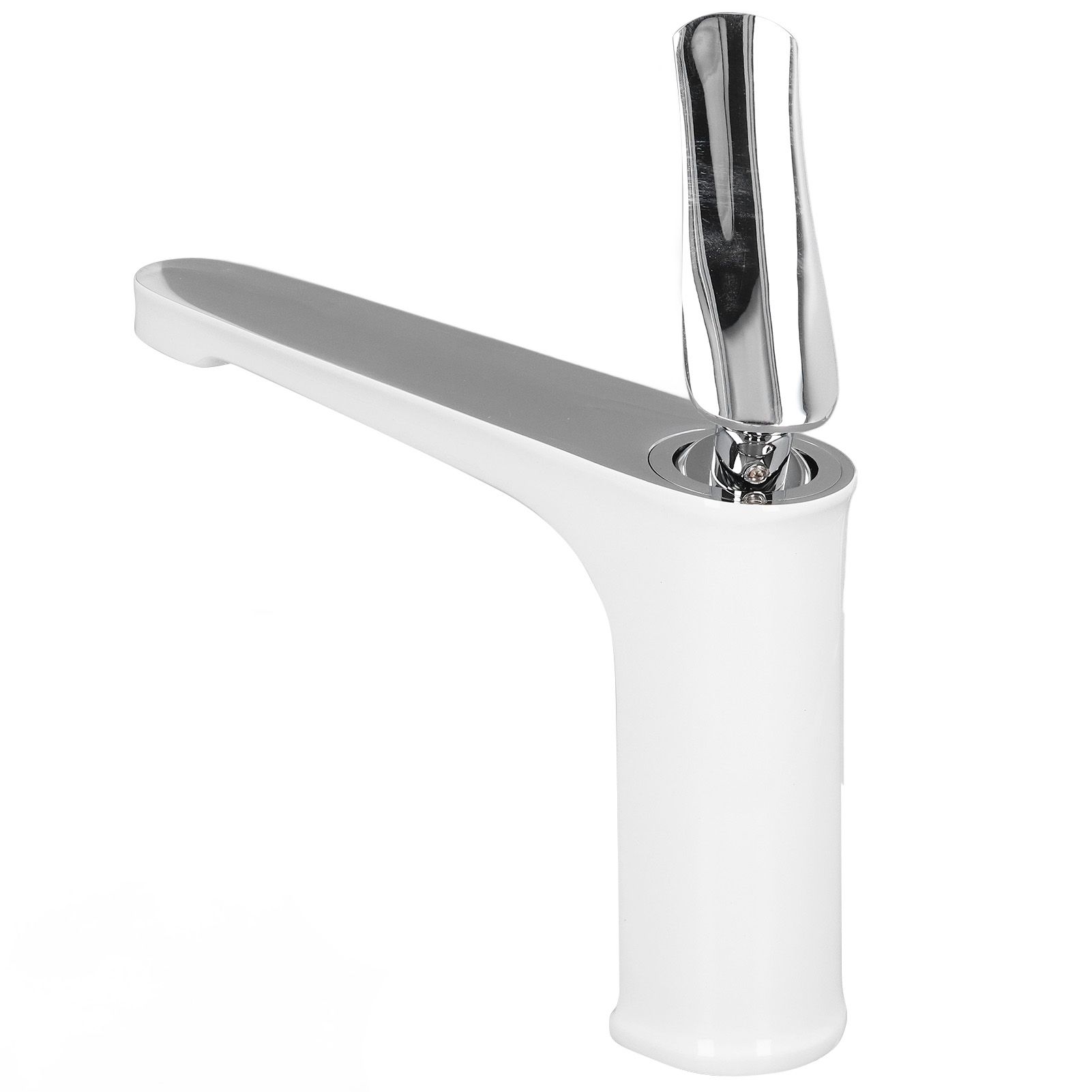 G1/2 Single Handle Basin Mixer Tap with Metal Handle Durable Solid Brass Bathroom Faucet - Image 6