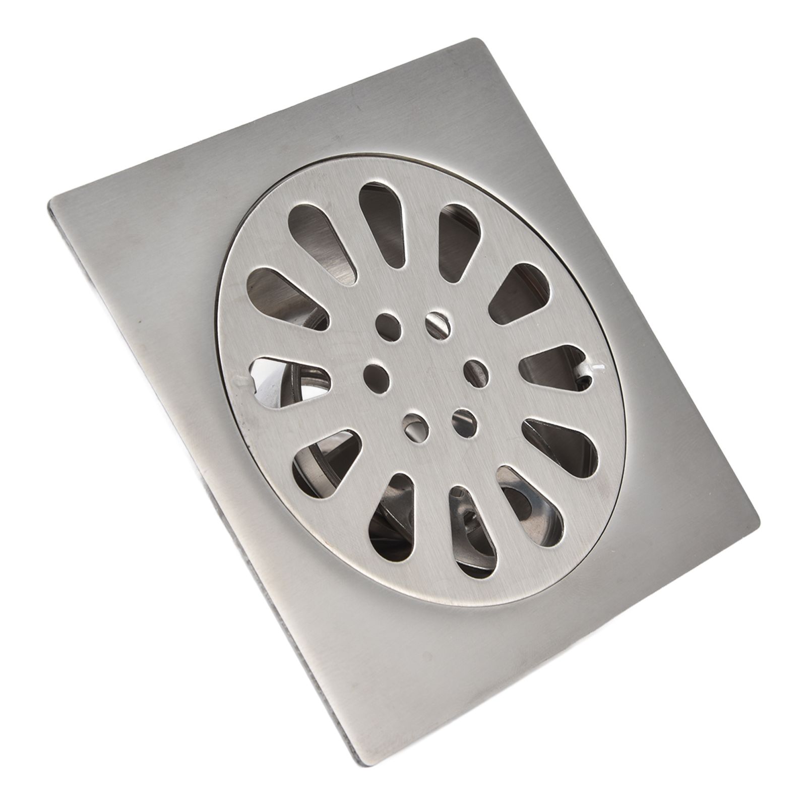 Shower Drain Square Shape Adjustable Tile Insertion Floor Drain Channel for Kitchen Bathroom - Image 2
