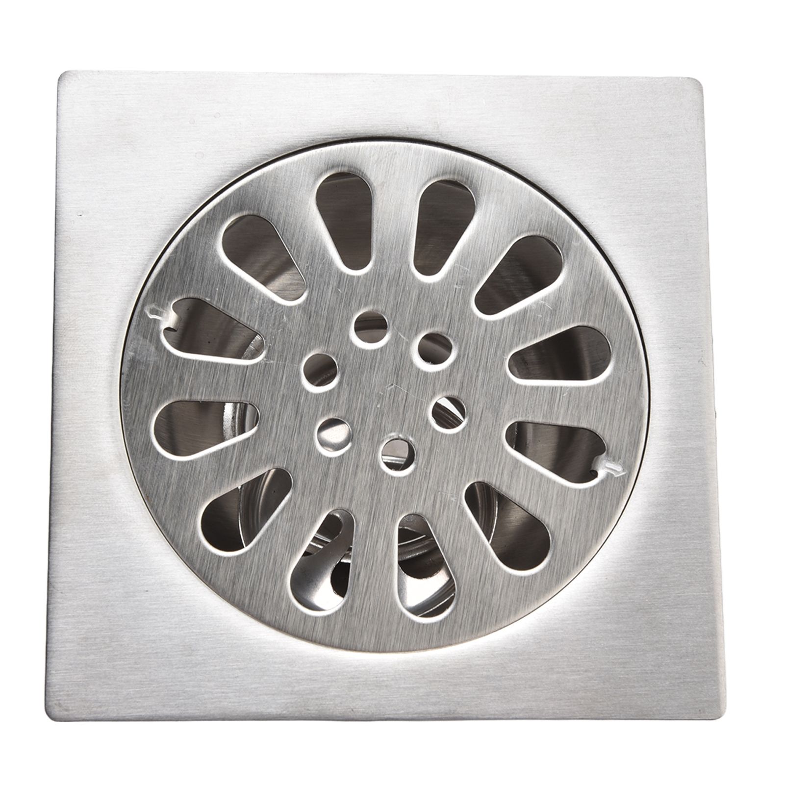 Shower Drain Square Shape Adjustable Tile Insertion Floor Drain Channel for Kitchen Bathroom - Image 3