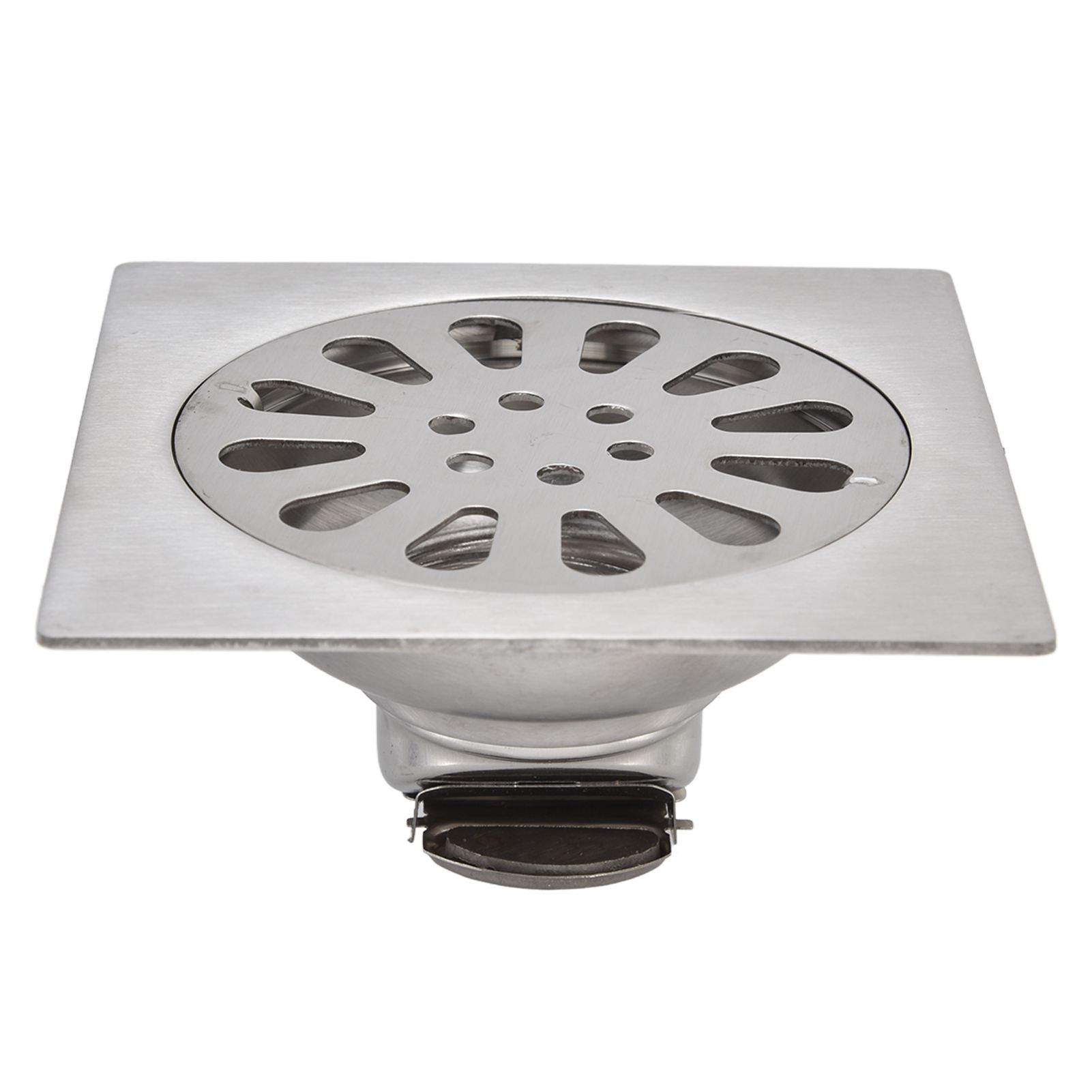 Shower Drain Square Shape Adjustable Tile Insertion Floor Drain Channel for Kitchen Bathroom - Image 4