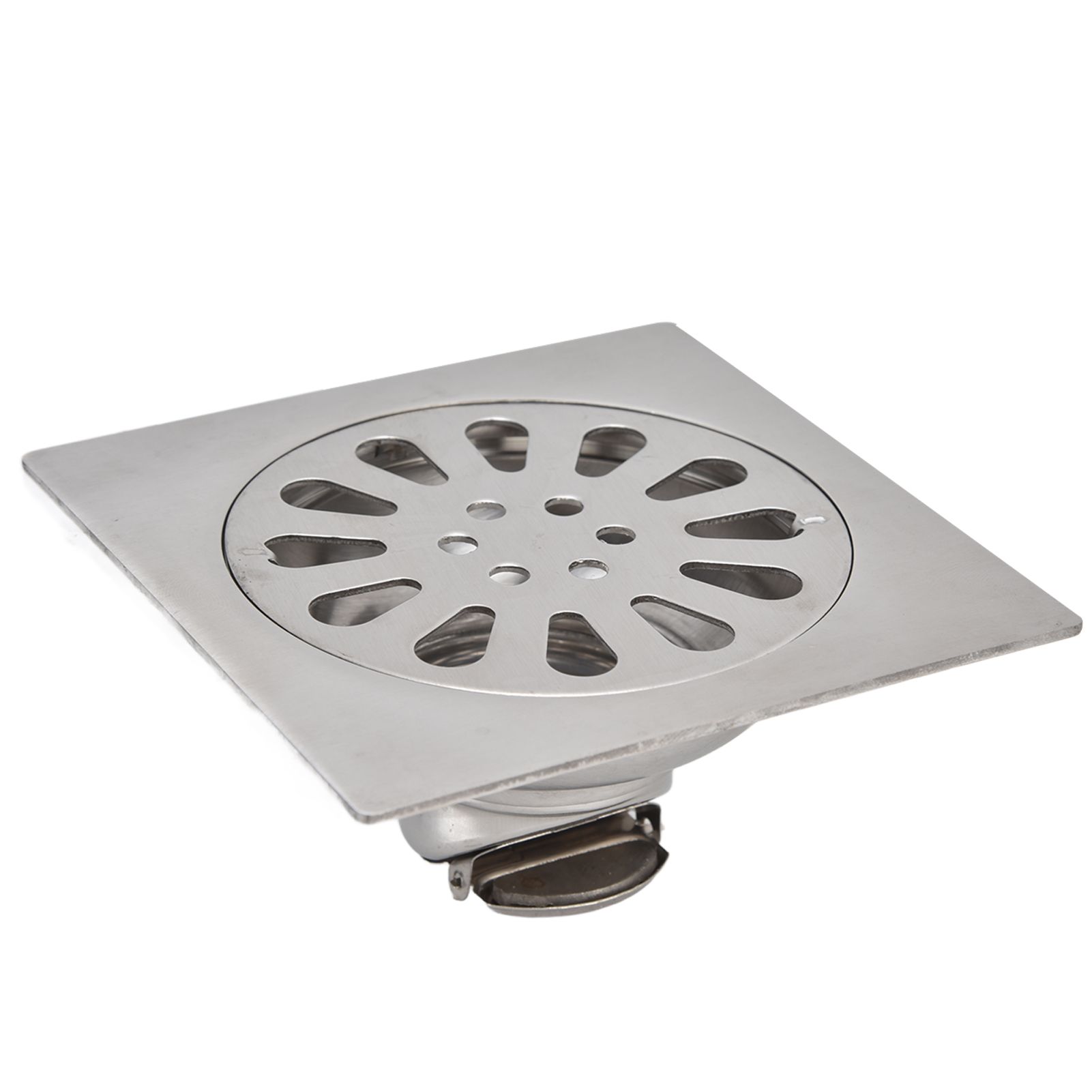 Shower Drain Square Shape Adjustable Tile Insertion Floor Drain Channel for Kitchen Bathroom - Image 6