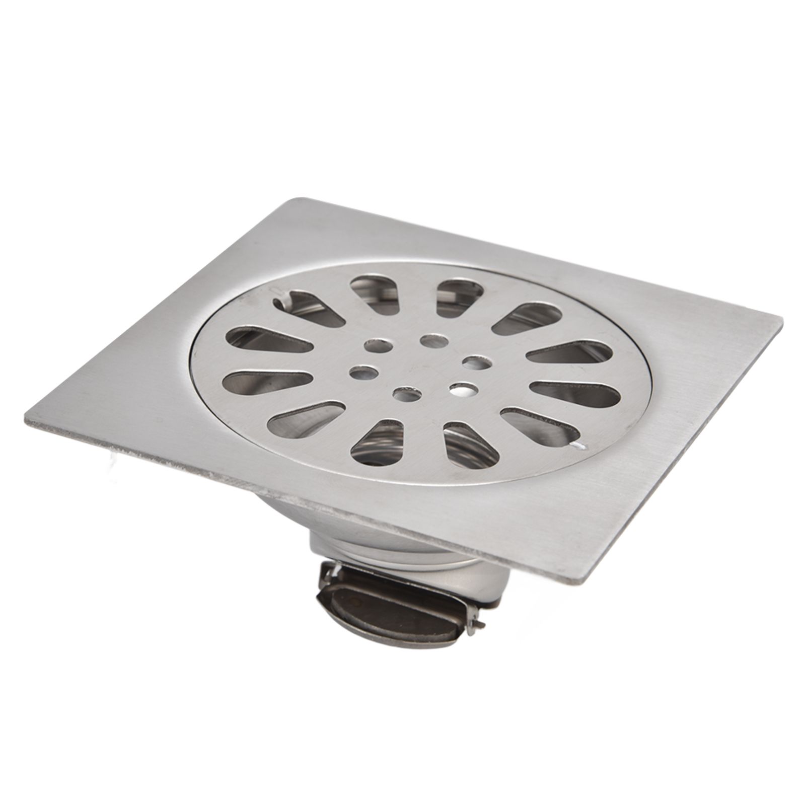 Shower Drain Square Shape Adjustable Tile Insertion Floor Drain Channel for Kitchen Bathroom - Image 8