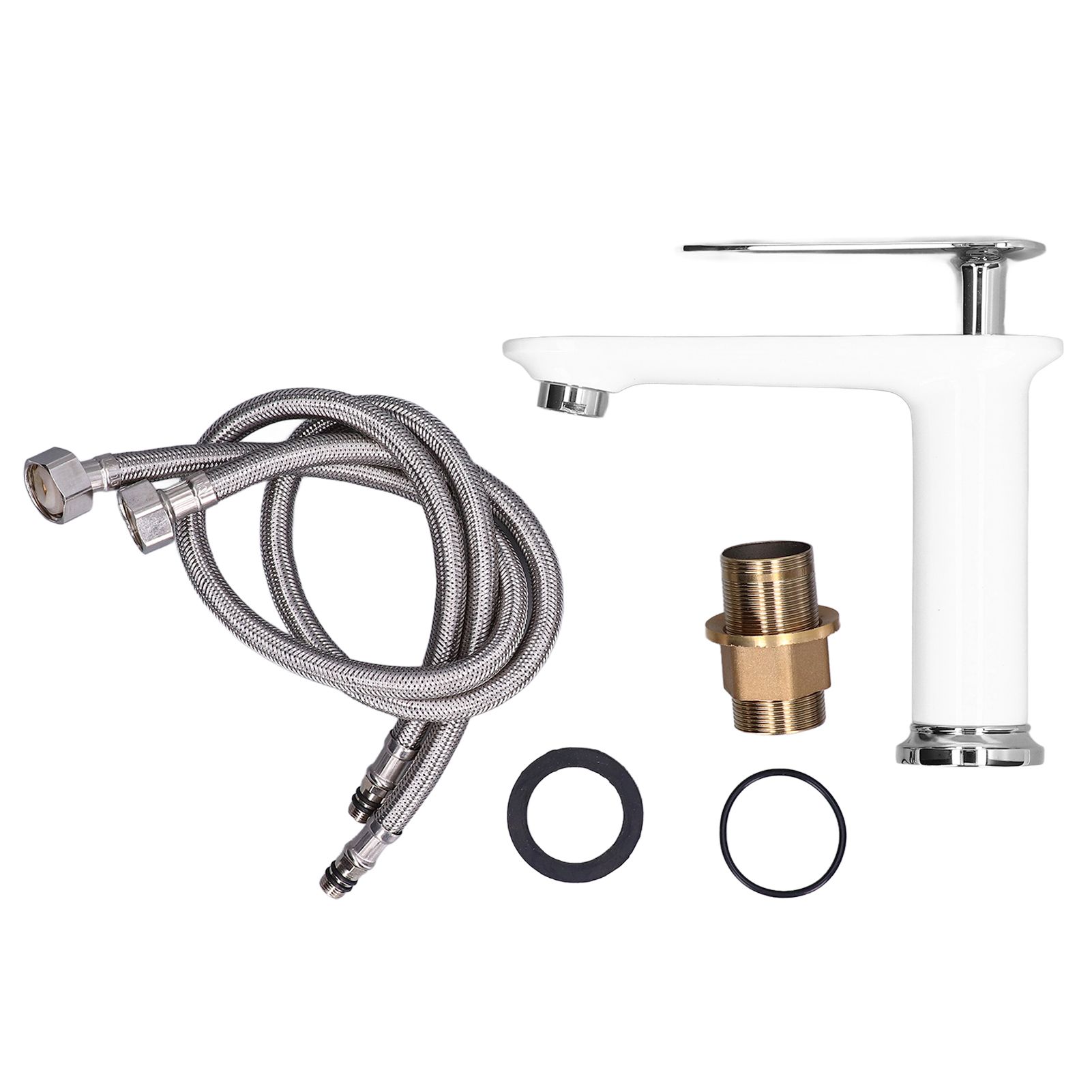 G1/2 Basin Faucet Lavatory Tap Brass Single Handle One Hole Mixer Tap Bathroom Wash Basin Faucet - Image 1