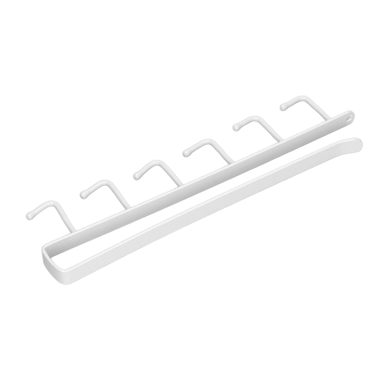 Coffee Mug Holder 6 Hooks Elegant Style Convenient Practical Stable Reliable Durable Wearable Kitchen Rack for HomeWhite - Image 3