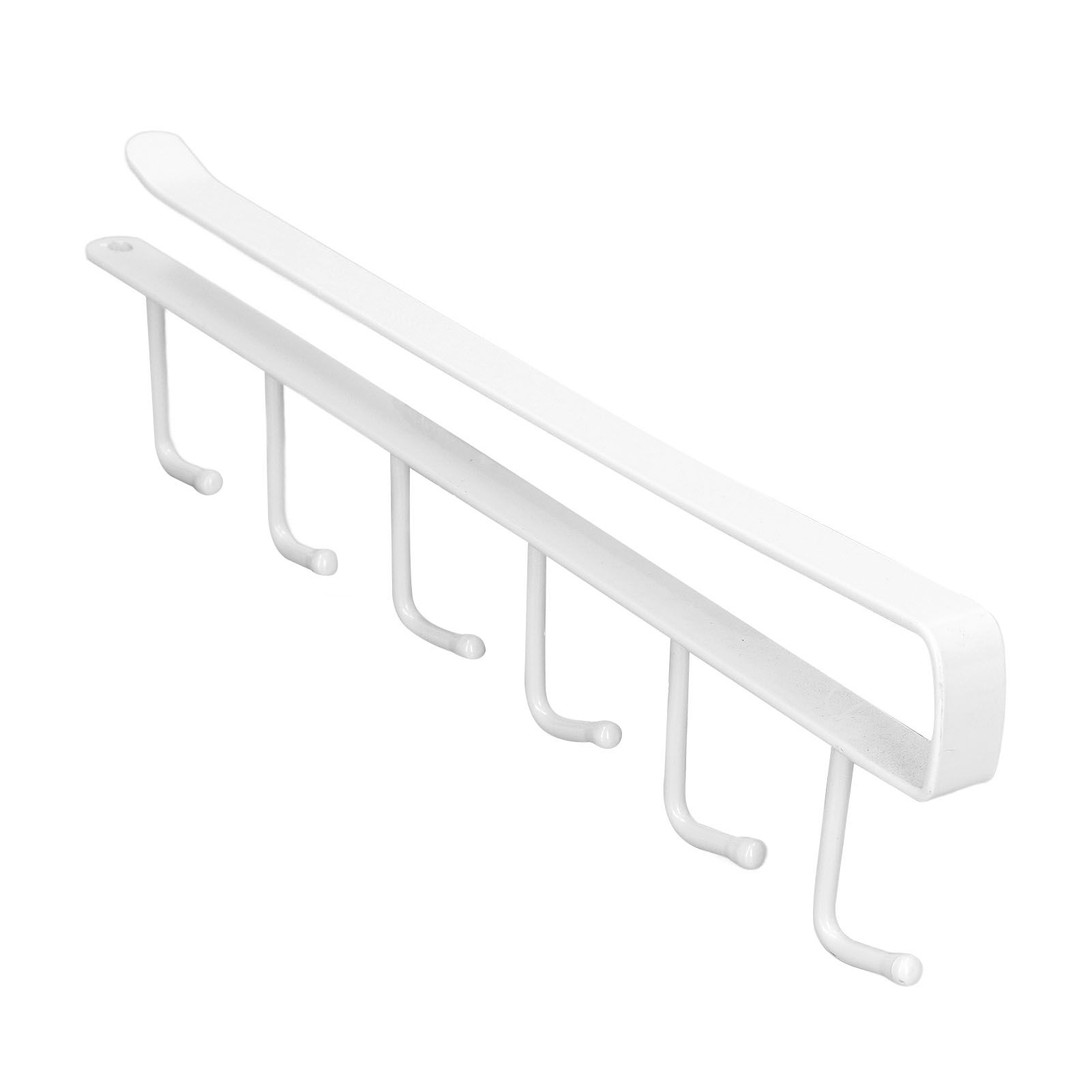 Coffee Mug Holder 6 Hooks Elegant Style Convenient Practical Stable Reliable Durable Wearable Kitchen Rack for HomeWhite - Image 4