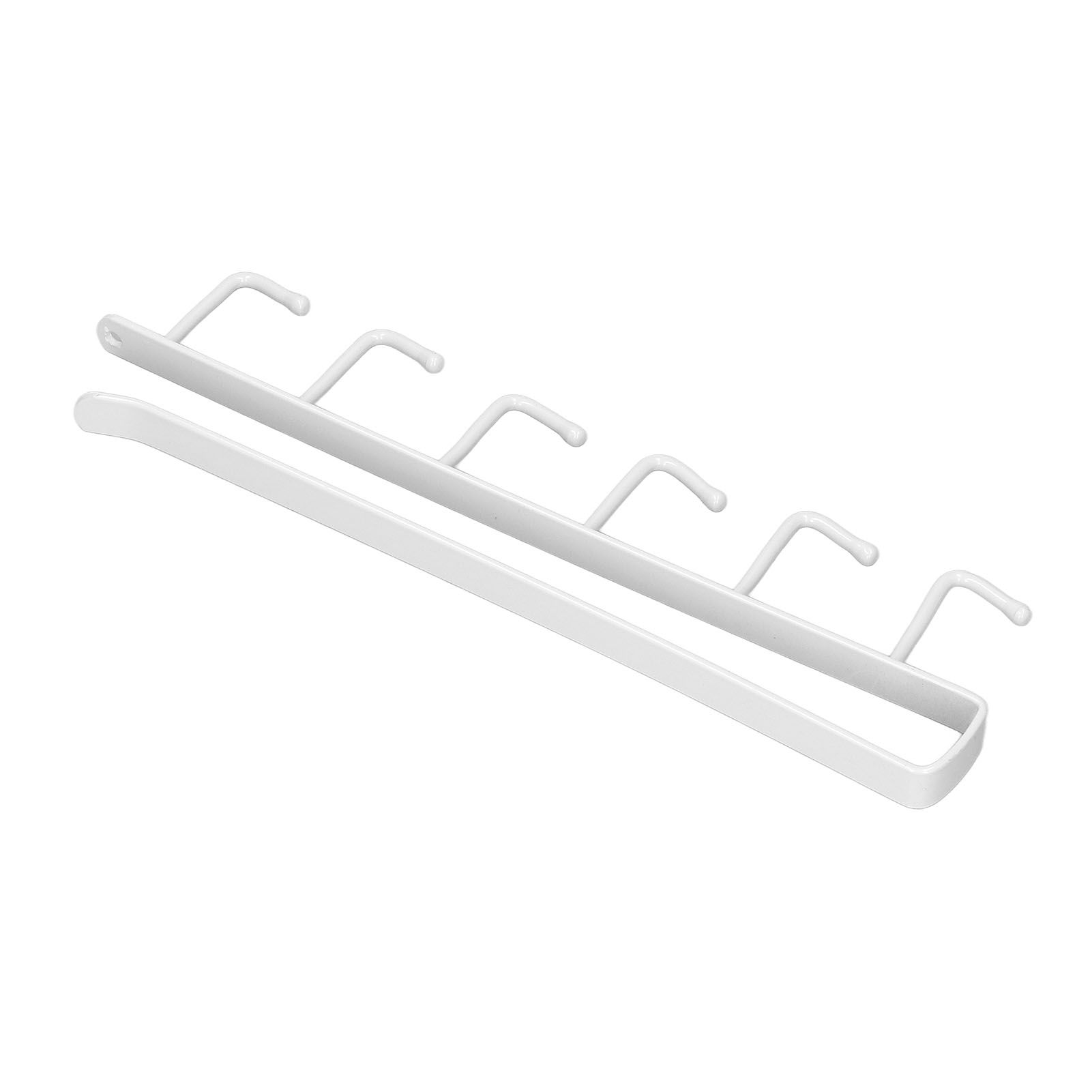 Coffee Mug Holder 6 Hooks Elegant Style Convenient Practical Stable Reliable Durable Wearable Kitchen Rack for HomeWhite - Image 8
