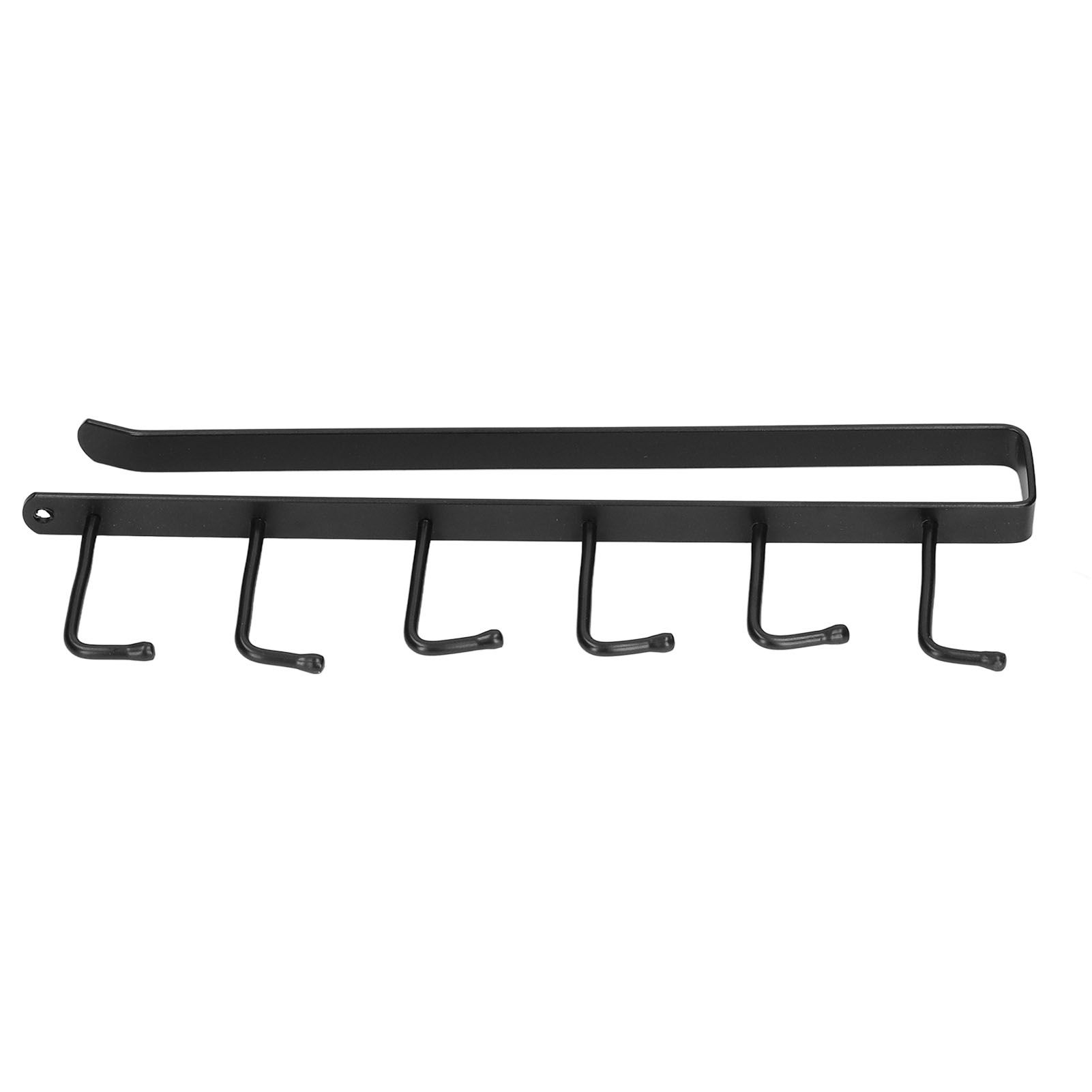 Coffee Mug Holder 6 Hooks Elegant Style Convenient Practical Stable Reliable Durable Wearable Kitchen Rack for HomeBlack - Image 2