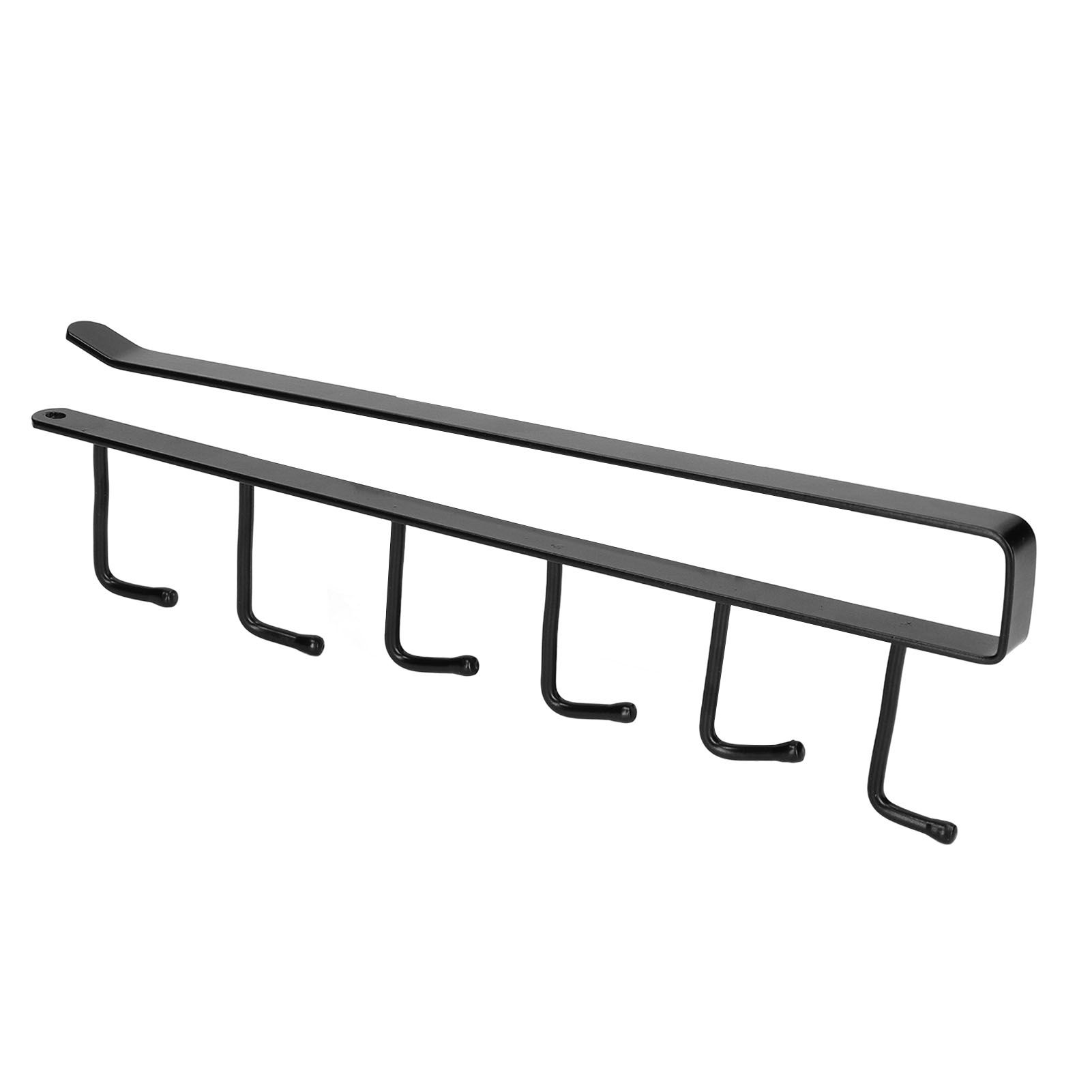 Coffee Mug Holder 6 Hooks Elegant Style Convenient Practical Stable Reliable Durable Wearable Kitchen Rack for HomeBlack - Image 4