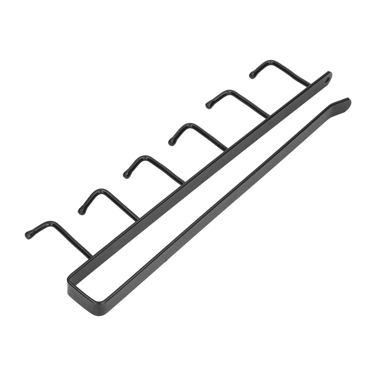 Coffee Mug Holder 6 Hooks Elegant Style Convenient Practical Stable Reliable Durable Wearable Kitchen Rack for HomeBlack - Image 6