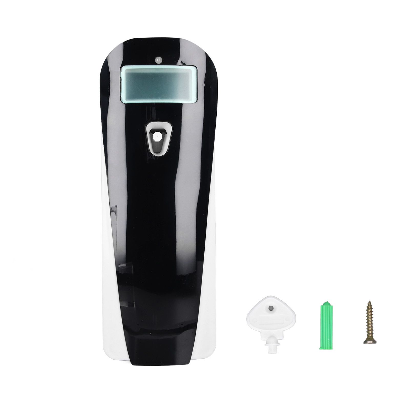 Wall Mounted Automatic Scent Dispenser Aerosol Dispenser Water Based Fragrance Enhancer Toilet Deodorizer Black - Image 1
