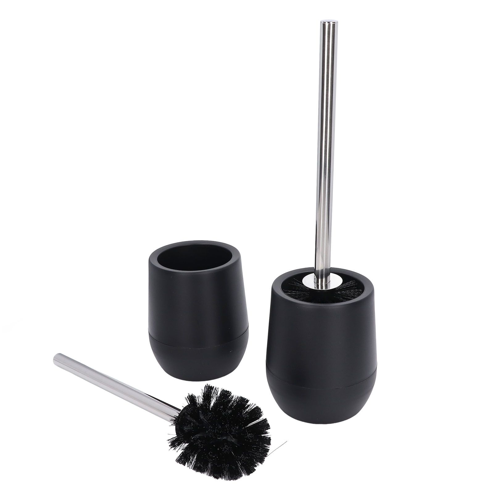 2Pcs Toilet Brush Robust Lockable Threads Efficient Safe Durable Material Home Accessory - Image 4