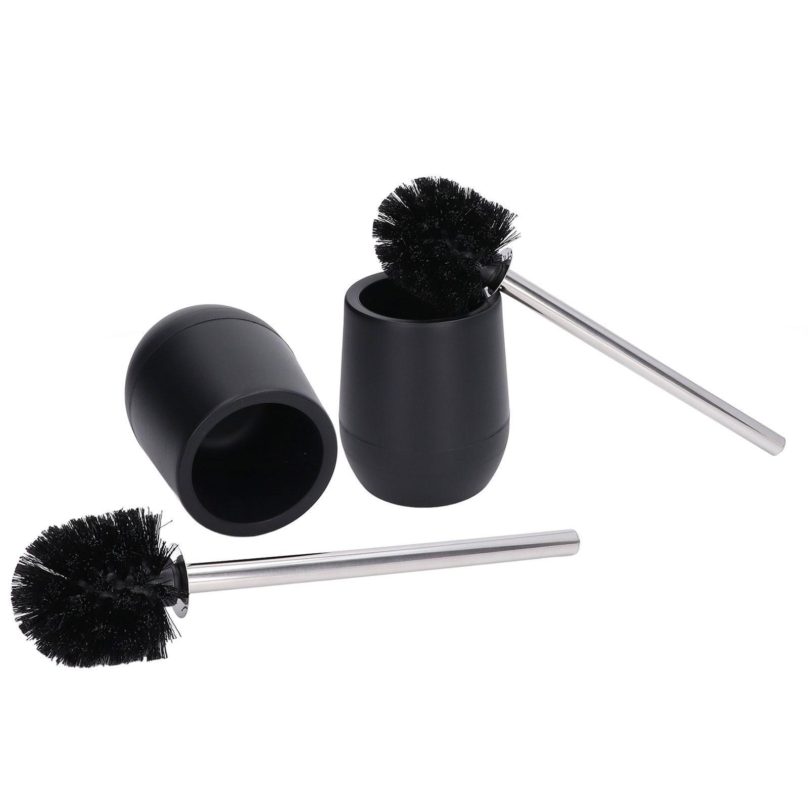2Pcs Toilet Brush Robust Lockable Threads Efficient Safe Durable Material Home Accessory - Image 6