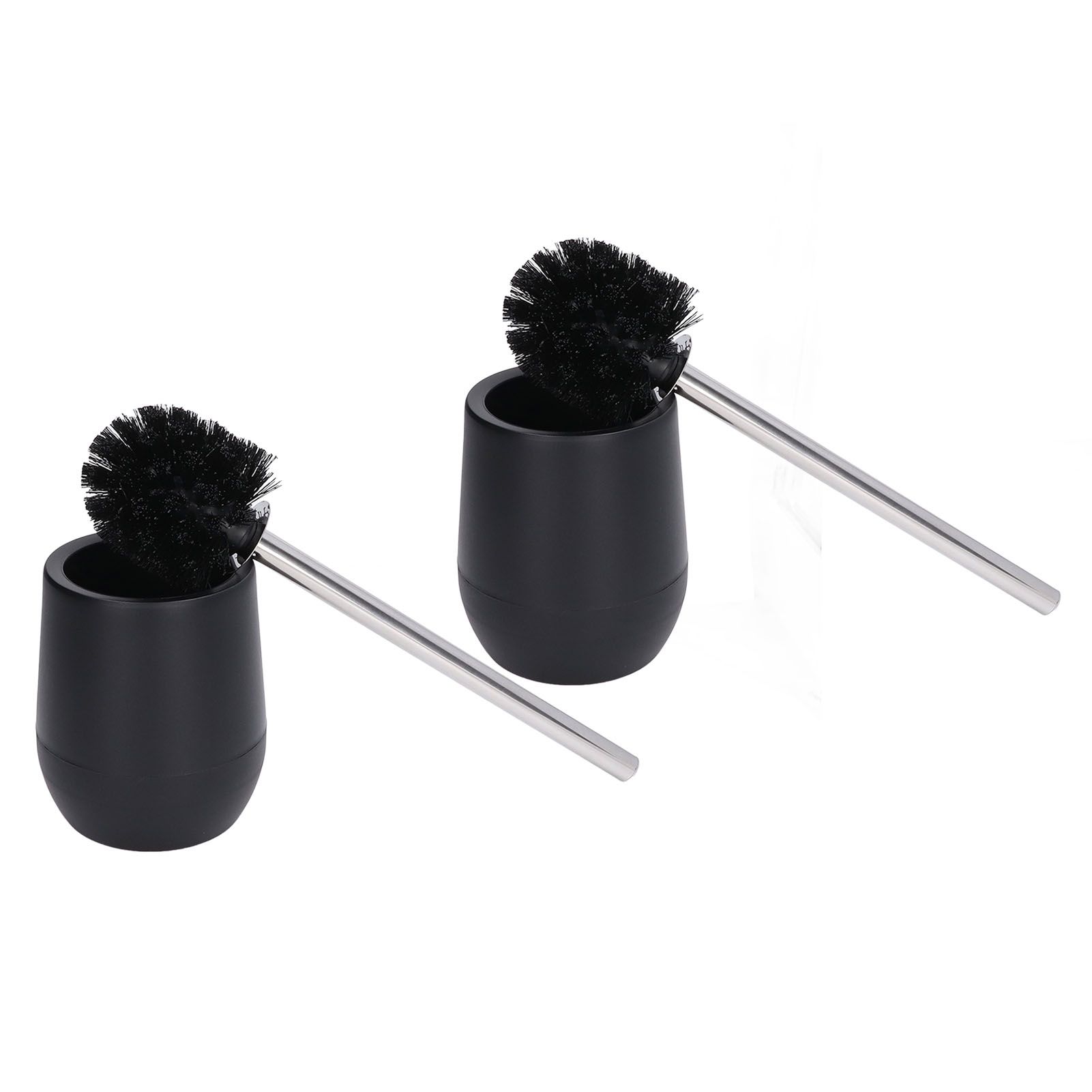 2Pcs Toilet Brush Robust Lockable Threads Efficient Safe Durable Material Home Accessory - Image 7