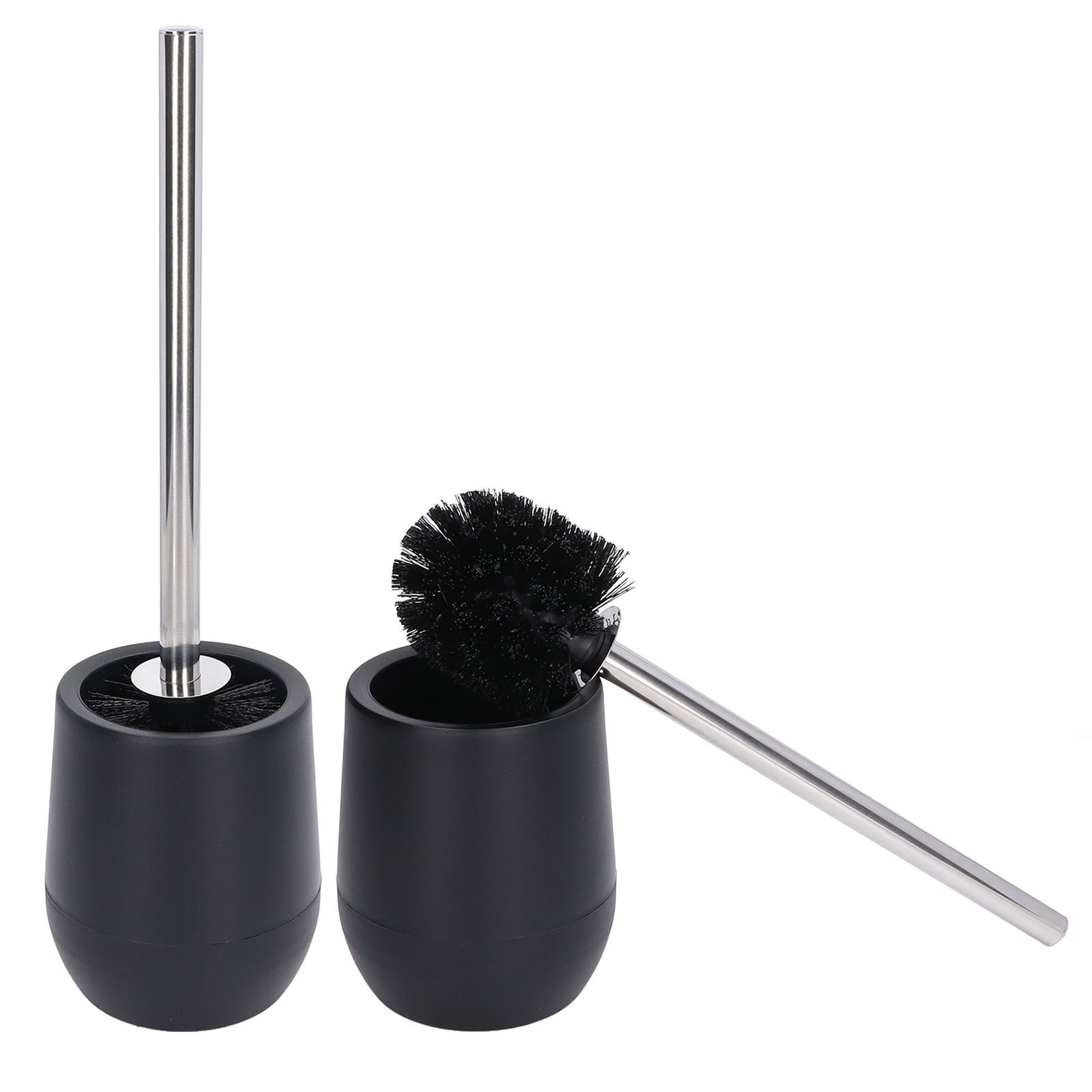 2Pcs Toilet Brush Robust Lockable Threads Efficient Safe Durable Material Home Accessory - Image 8