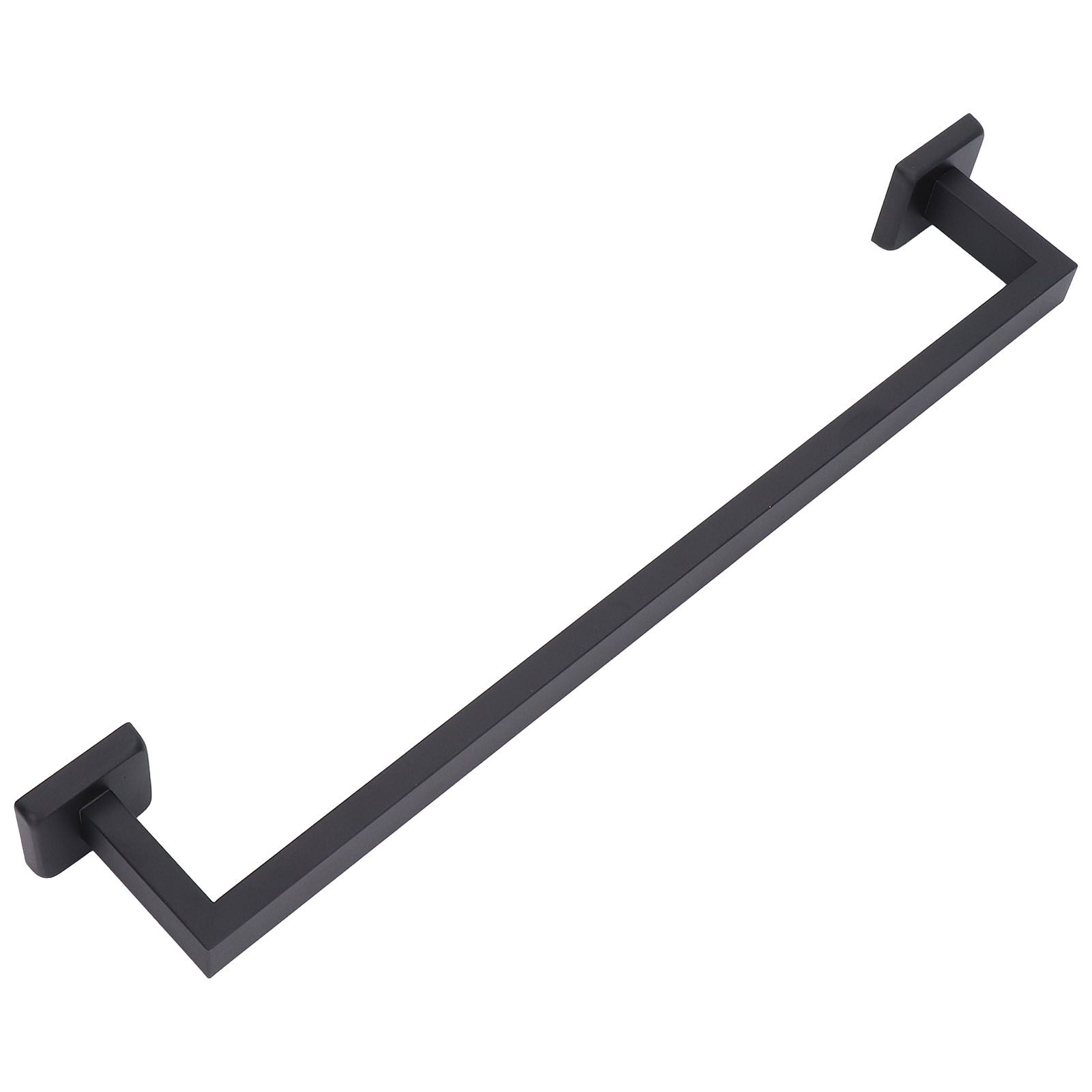 Hand Towel Holder Black Stainless Steel Fashion Design High Hardness Durable Stable Easy Installation Towel Bar - Image 6