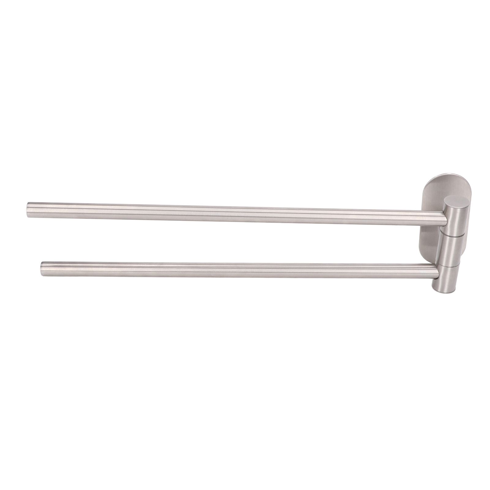 Stainless Steel Toilet Paper Bracket Single Seat 2 Poles Rotatable Toilet Paper Holder - Image 2