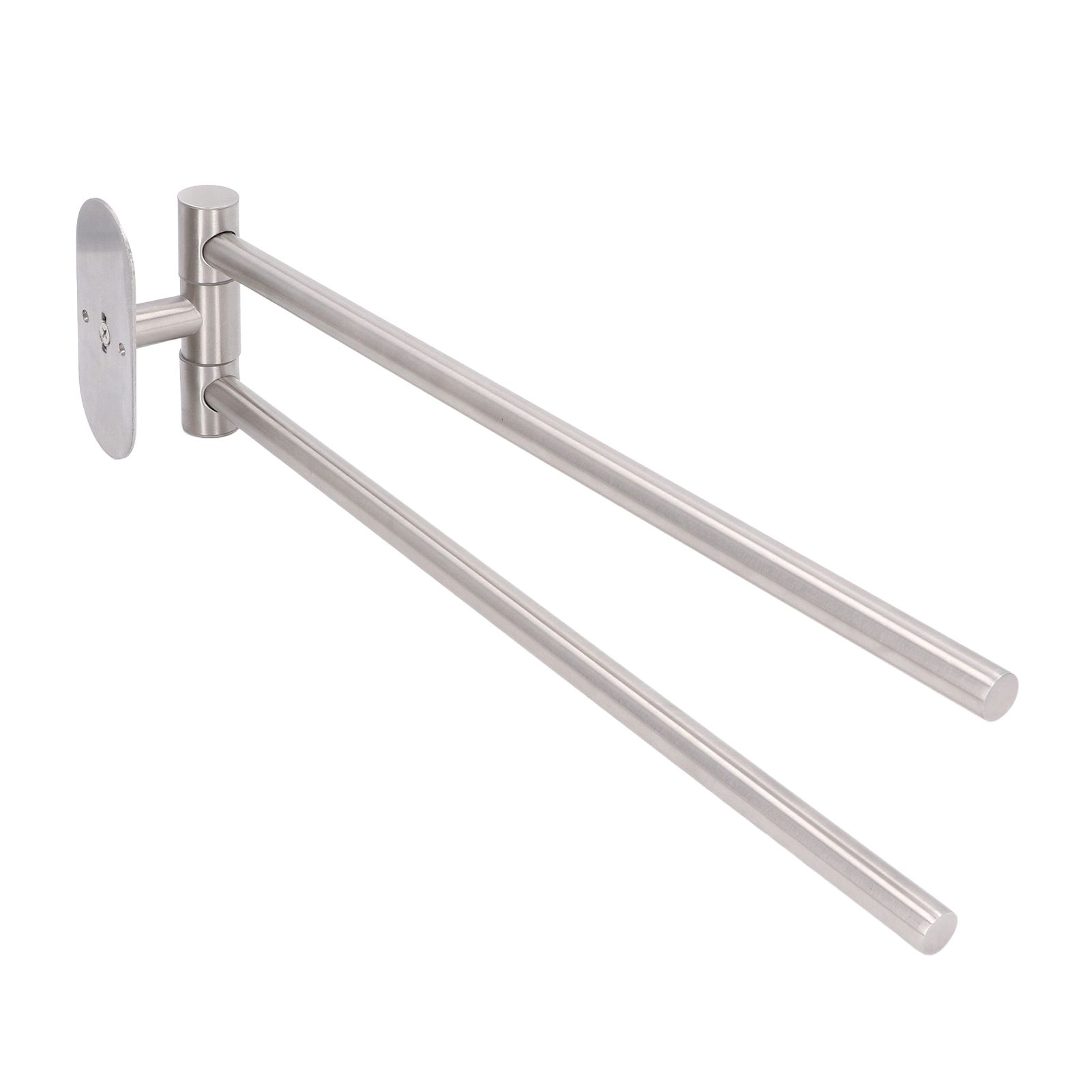 Stainless Steel Toilet Paper Bracket Single Seat 2 Poles Rotatable Toilet Paper Holder - Image 6