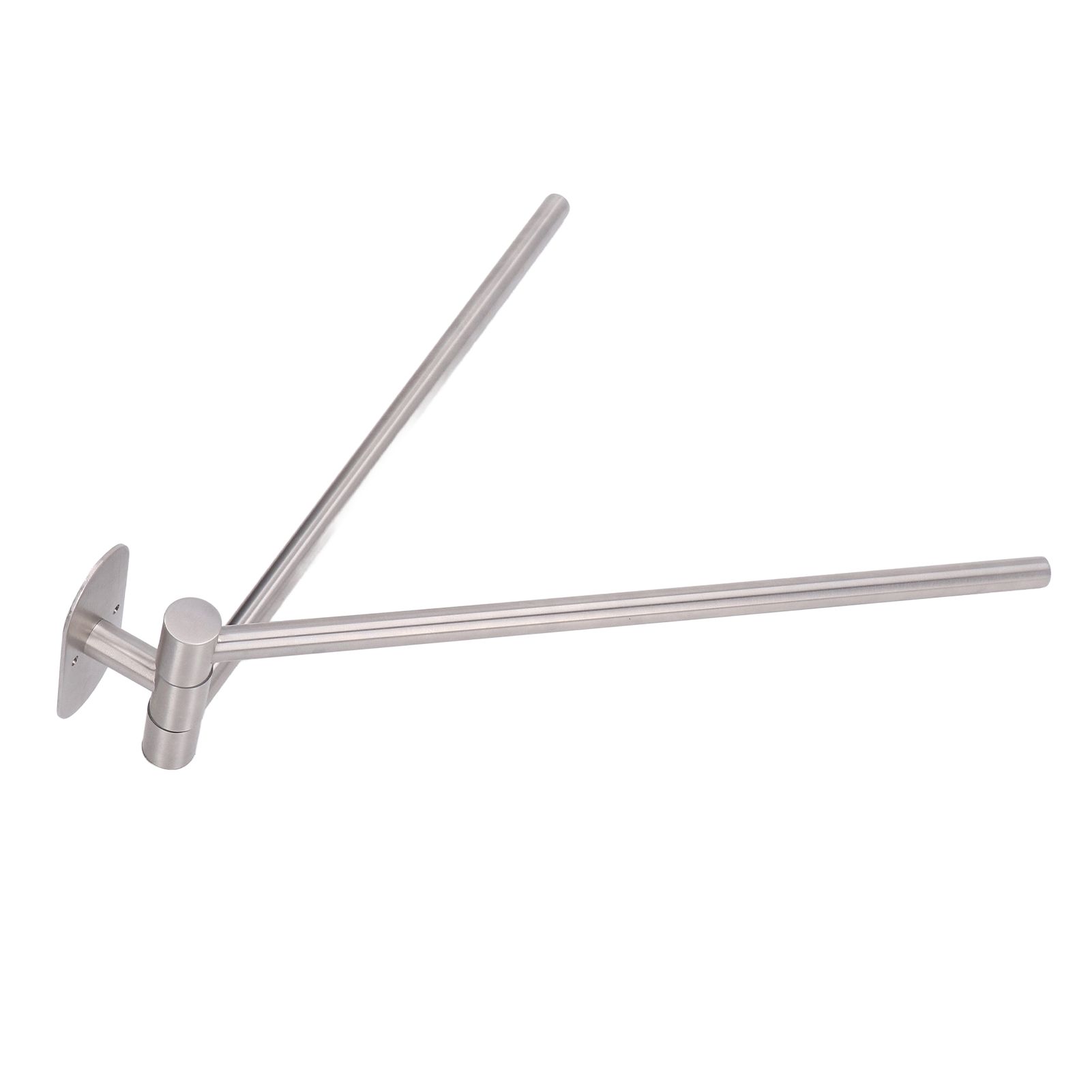 Stainless Steel Toilet Paper Bracket Single Seat 2 Poles Rotatable Toilet Paper Holder - Image 7