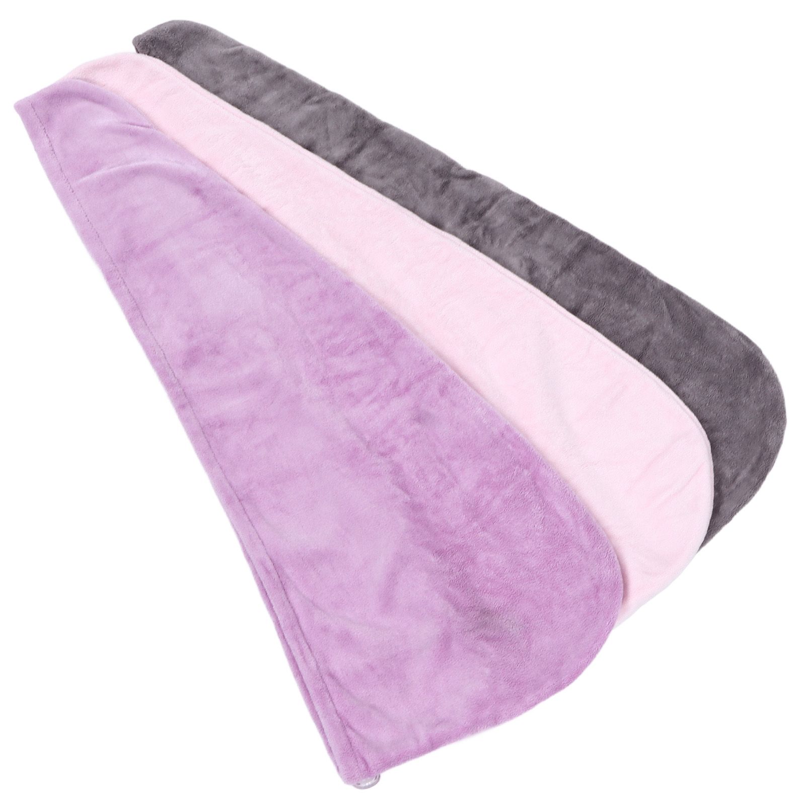 3Pcs Microfiber Hair Towel Wrap Twist Hair Drying Towel Thick Solid Quick Dry for Exercise Swim Hairdressing - Image 8